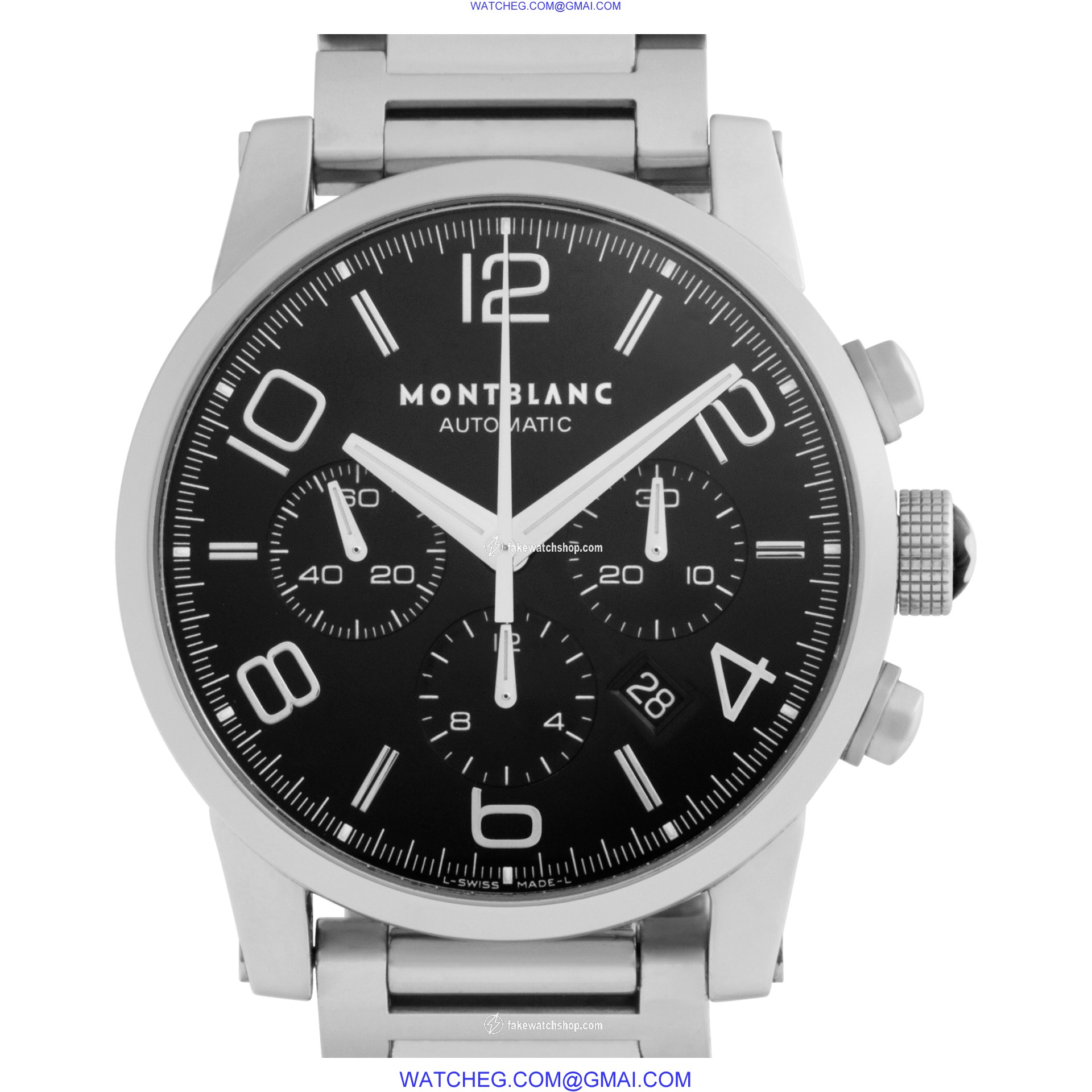 MontBlanc 7069 TimeWalker Automatic Male Stainless Steel