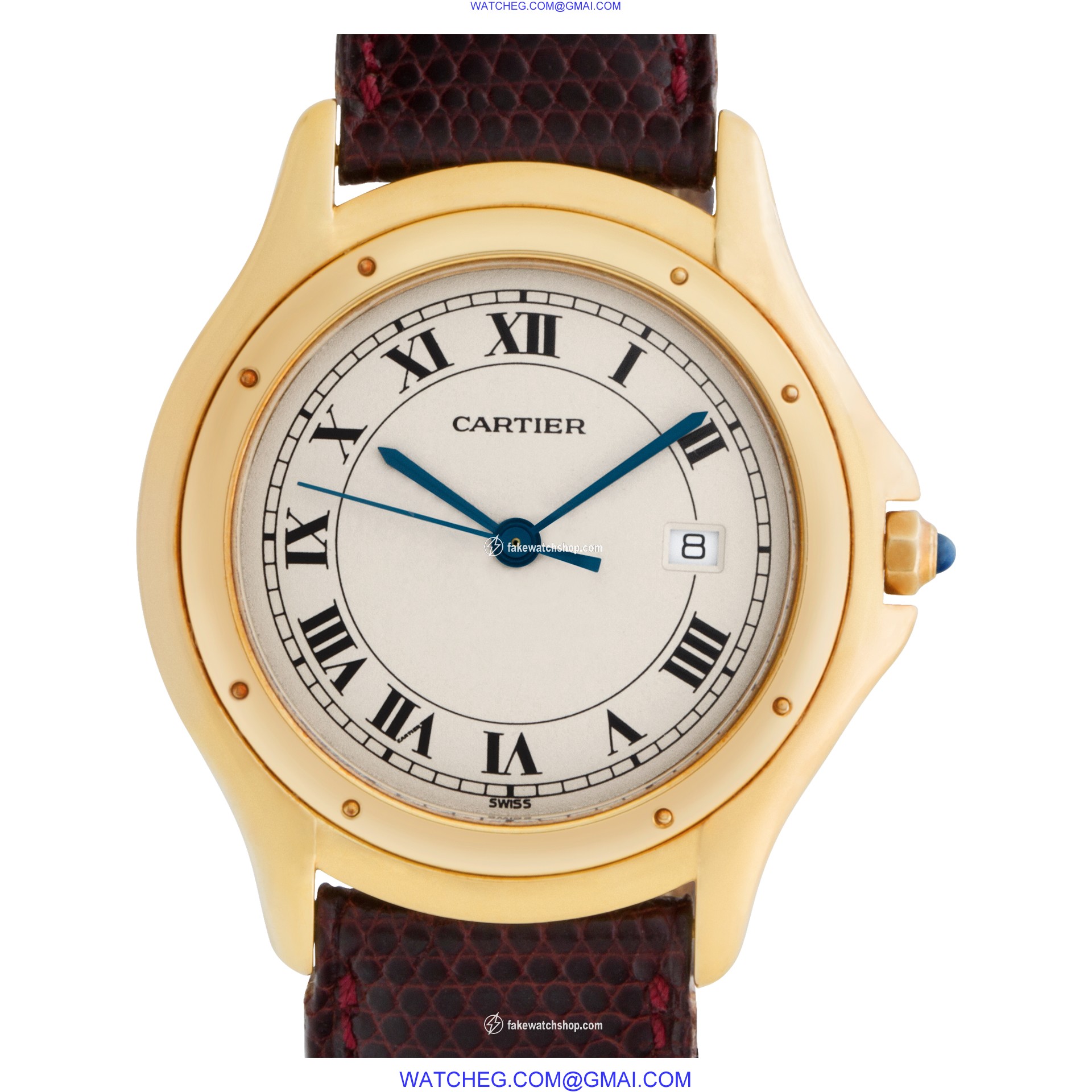 Cartier 116000R Cougar Quartz Unisex 18k yellow gold