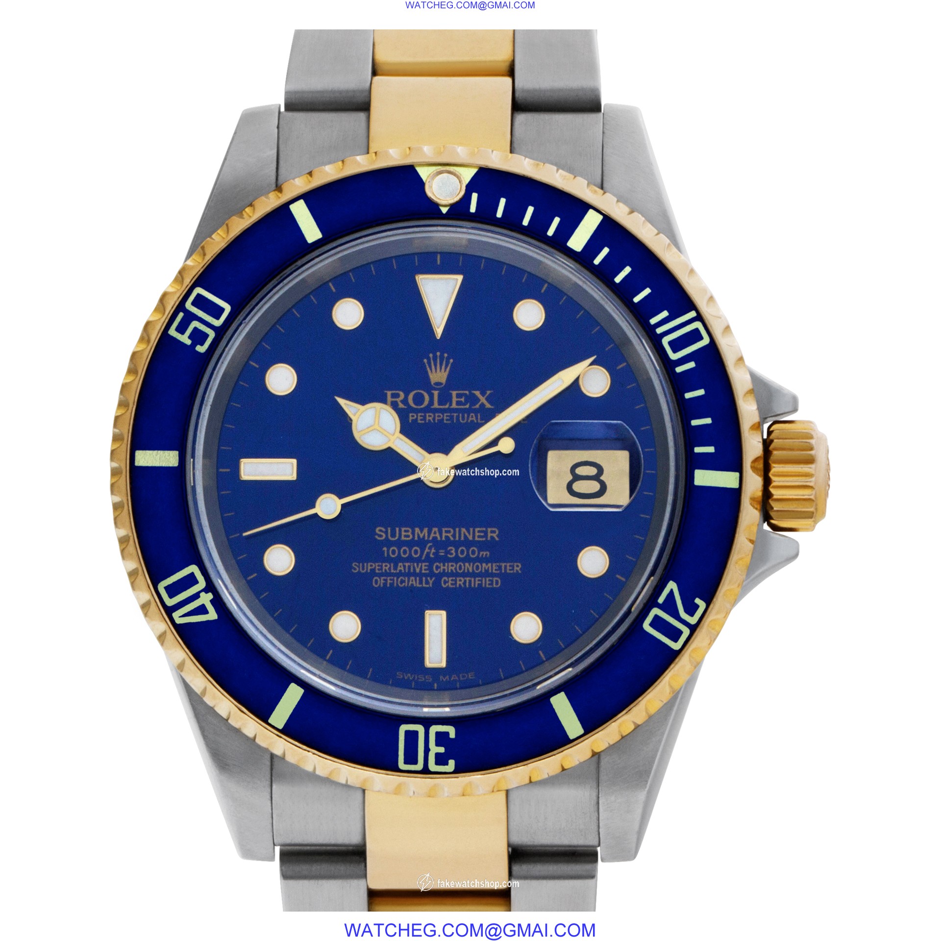 Rolex 16613 Submariner Automatic Male 18k gold & Stainless Steel