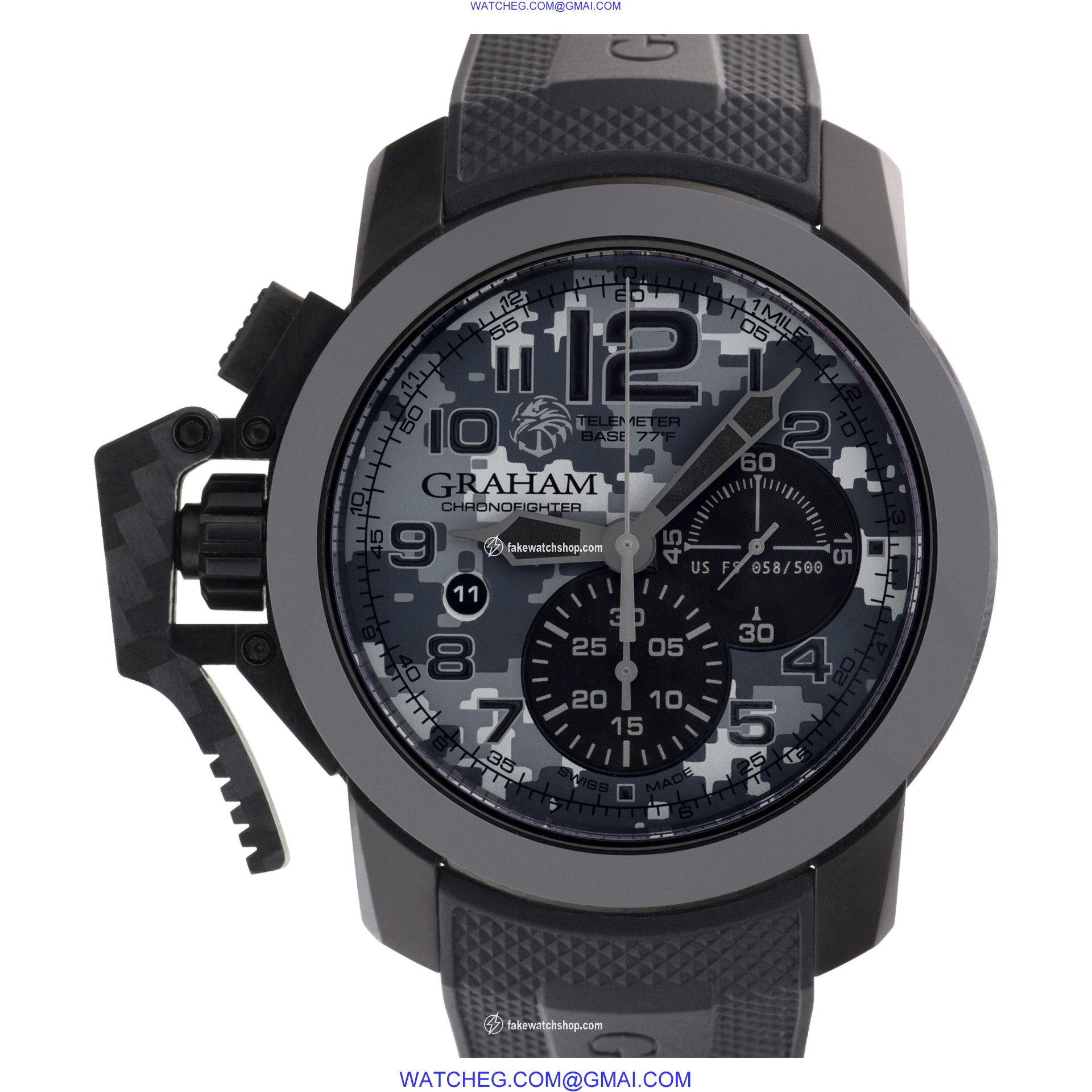 Graham 2CCAU.S03A.K92N Chronofighter Automatic Male PVD steel