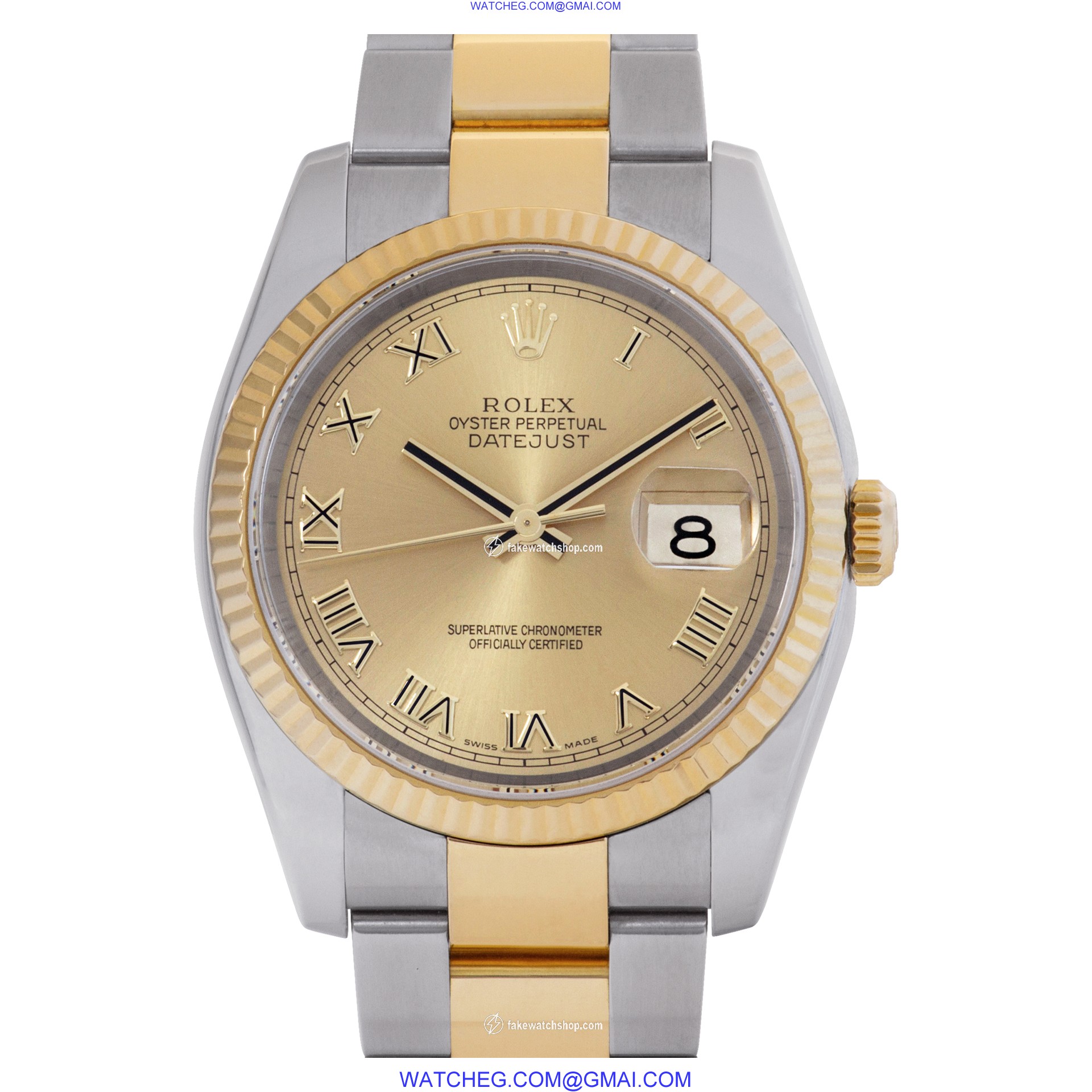 Rolex 116233 Datejust Automatic Male 18k gold & Stainless Steel