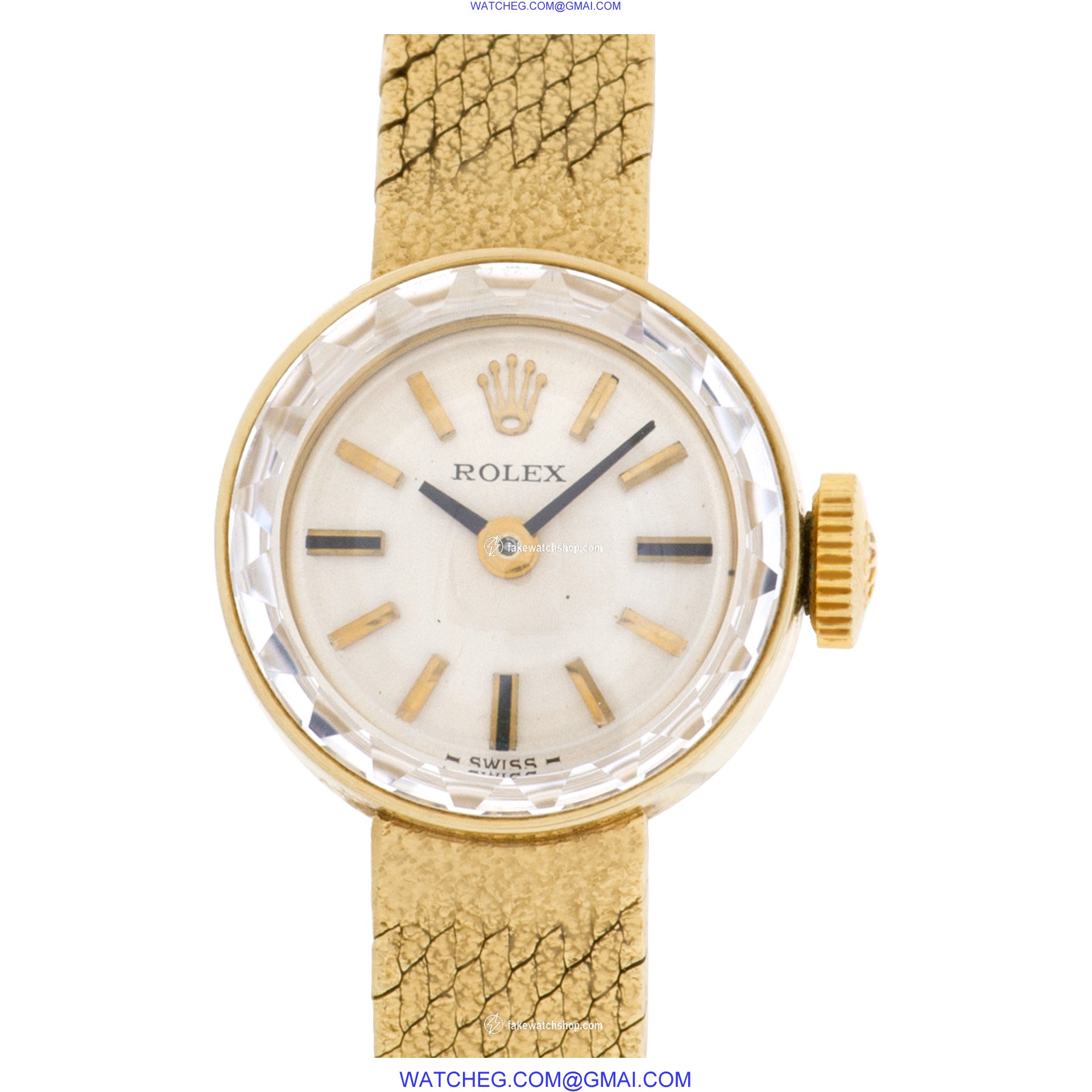 Rolex Cal. 1400 Orchid Manual Female 14k yellow gold