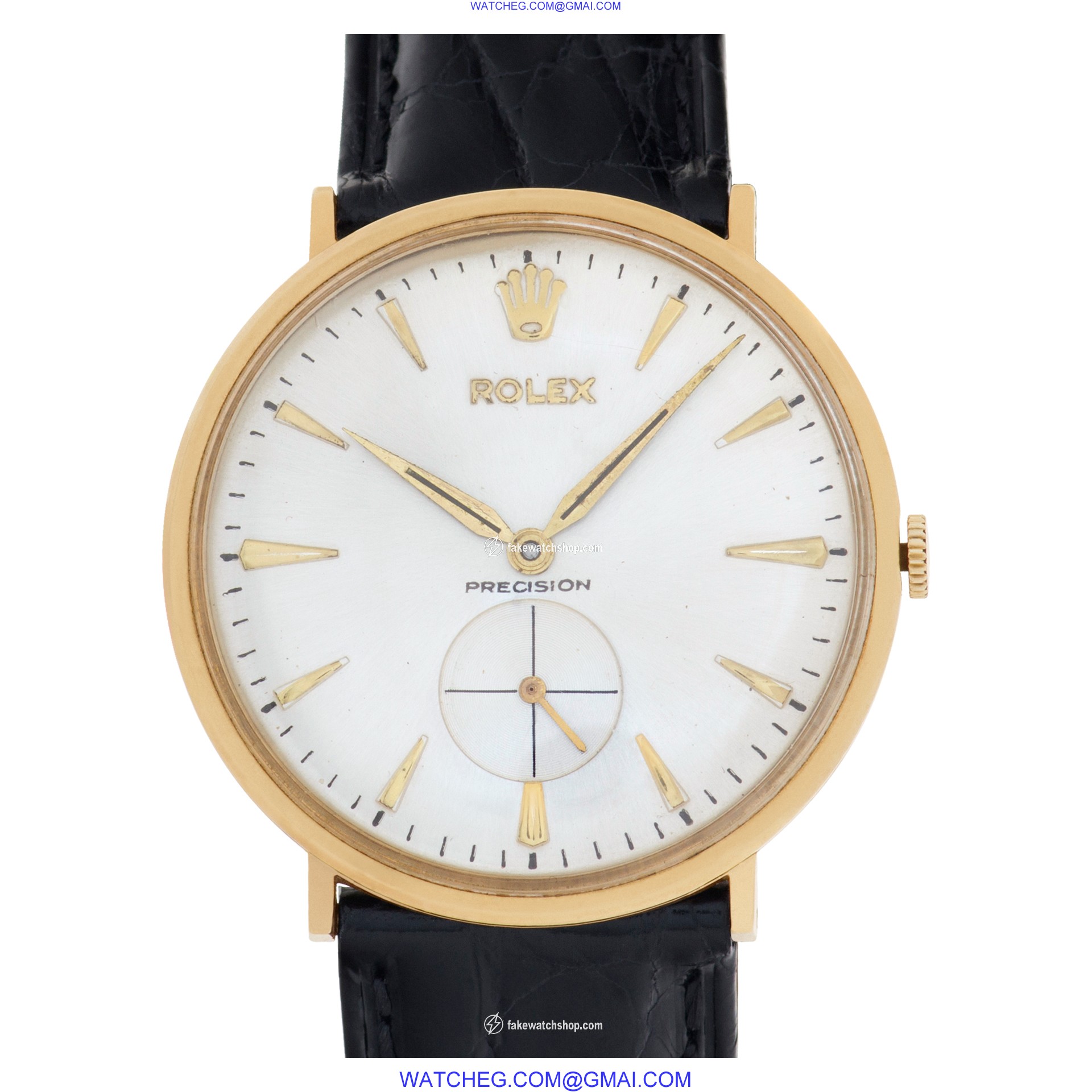 Rolex 12379 Precision Manual Unisex Gold