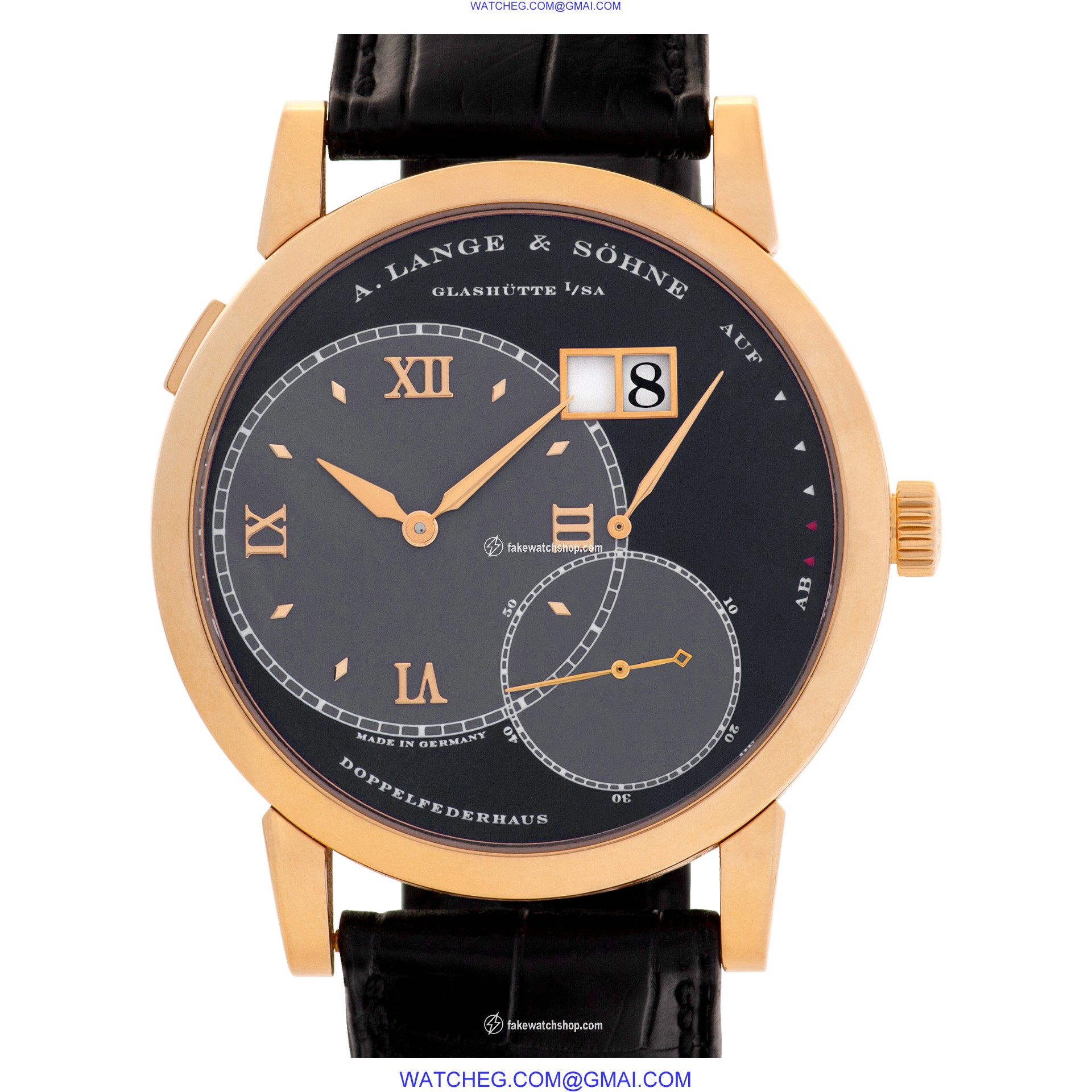A. Lange & Sohne 115.031 Lange 1 Manual Male 18k rose gold