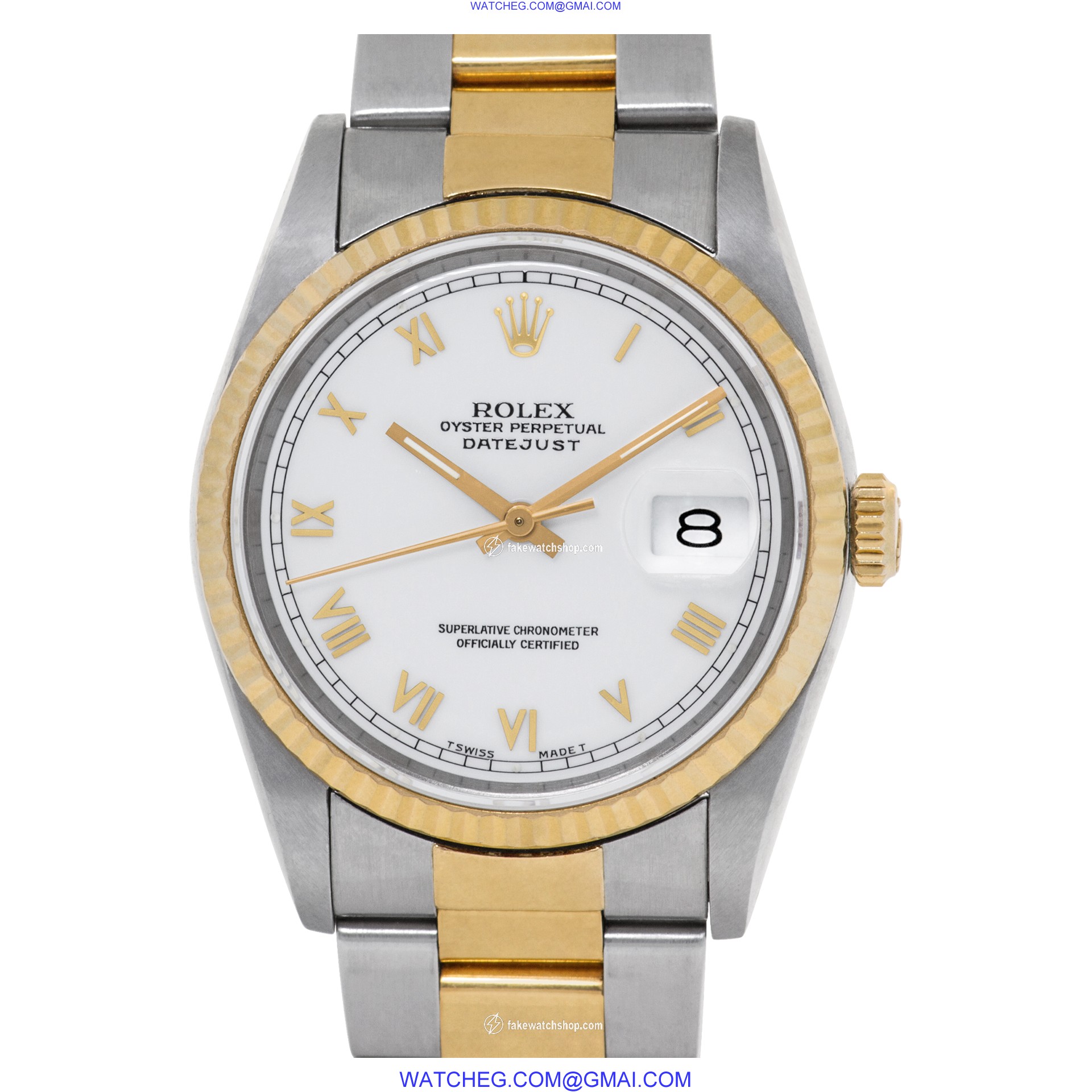 Rolex 16233 Datejust Automatic Unisex 18k gold & Stainless Steel