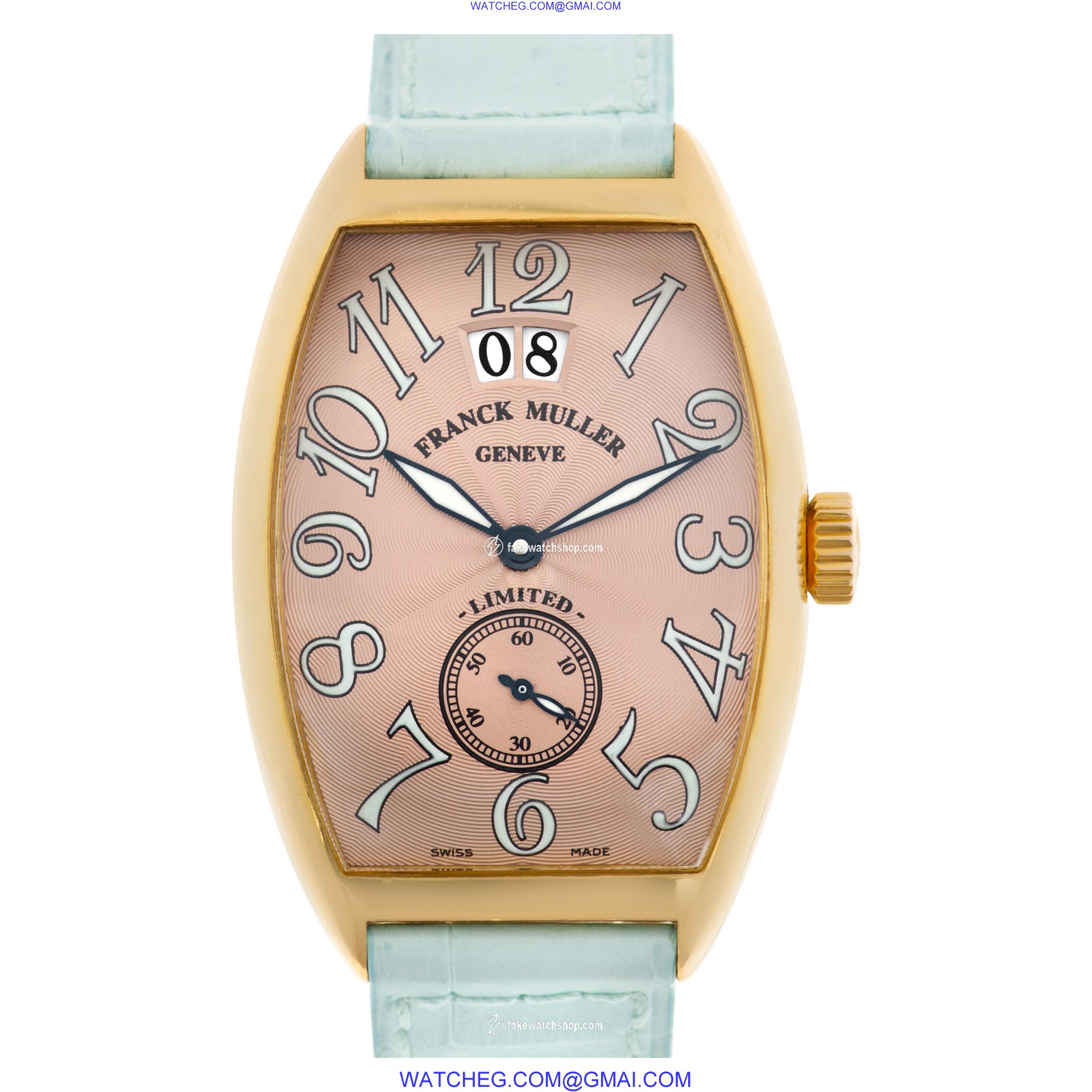 Franck Muller 2851 S6 Curvex Automatic Unisex 18k yellow gold