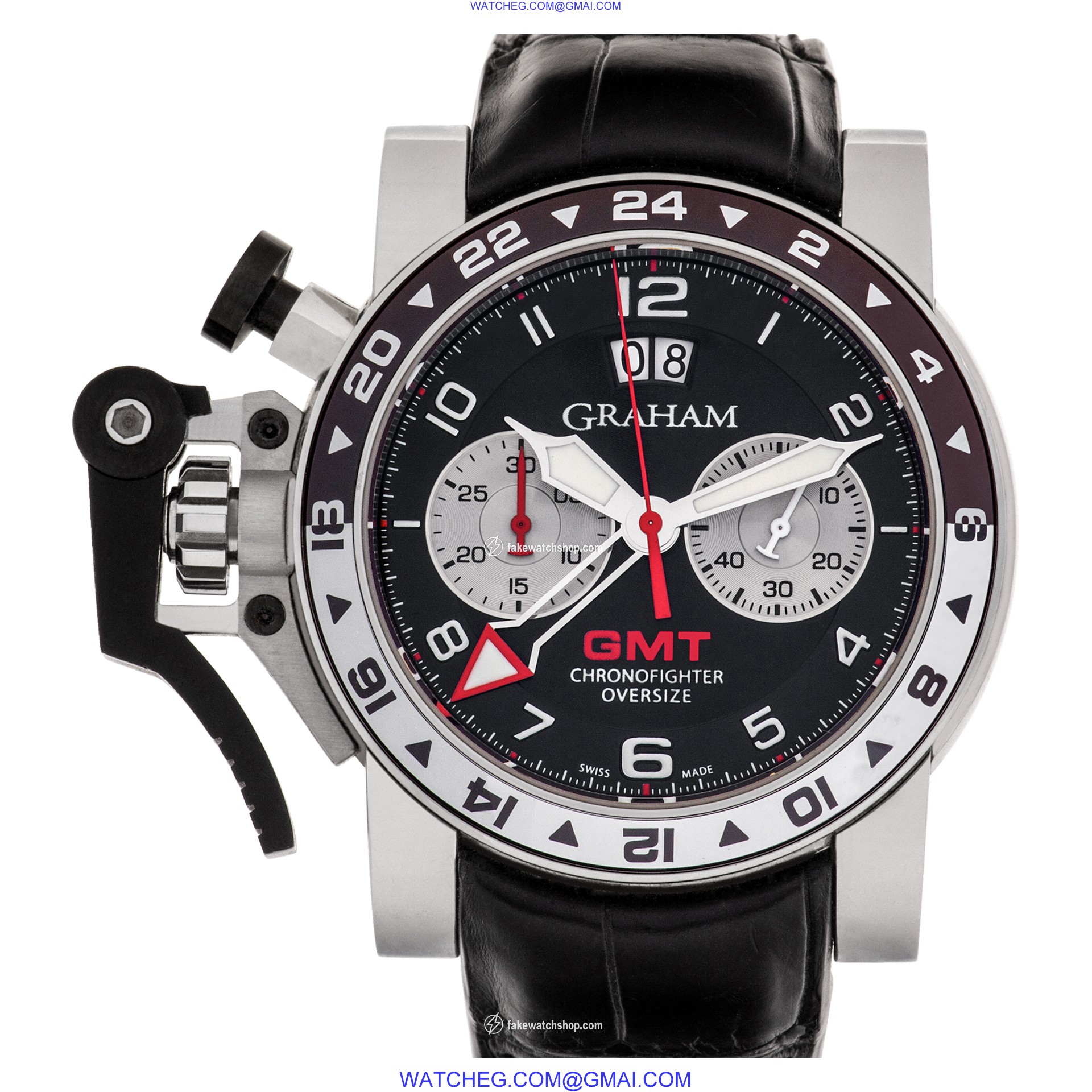 Graham 2CVBC.B15A Chronoflite GMT Automatic Male Stainless Steel