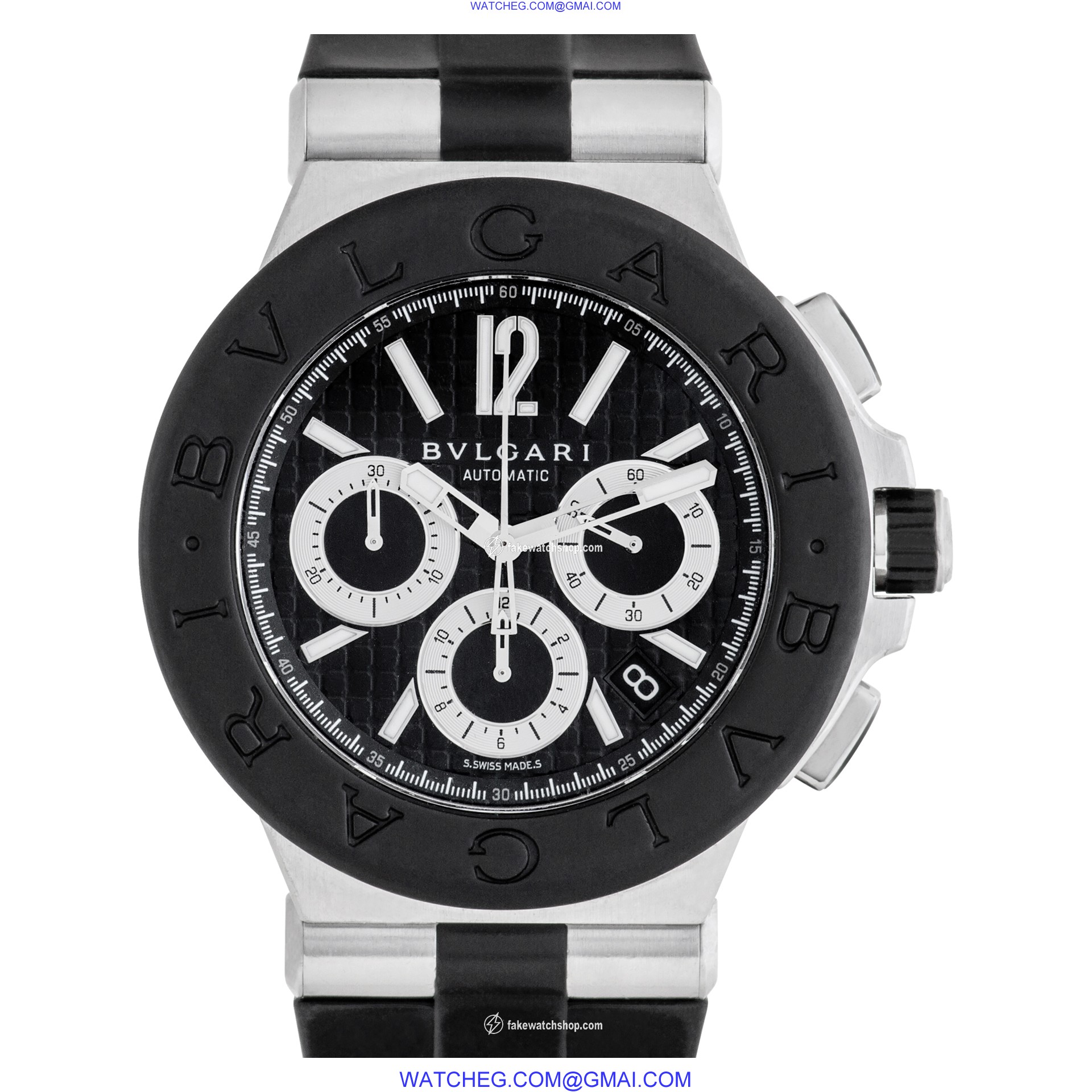 Bvlgari dg42svch Diagono Automatic Male Stainless Steel