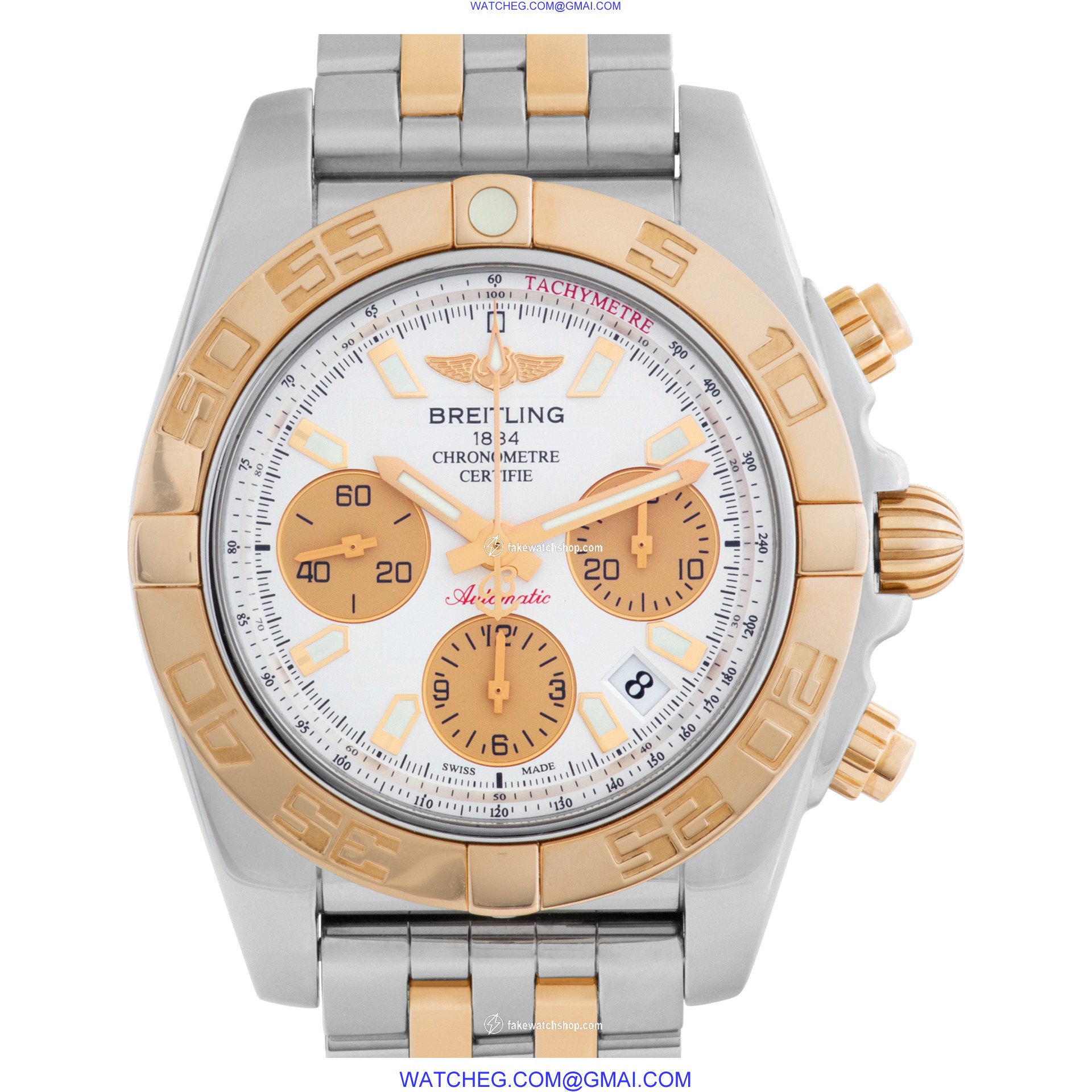 Breitling CB014012 Chronomat Automatic Male 18k gold & Stainless Steel
