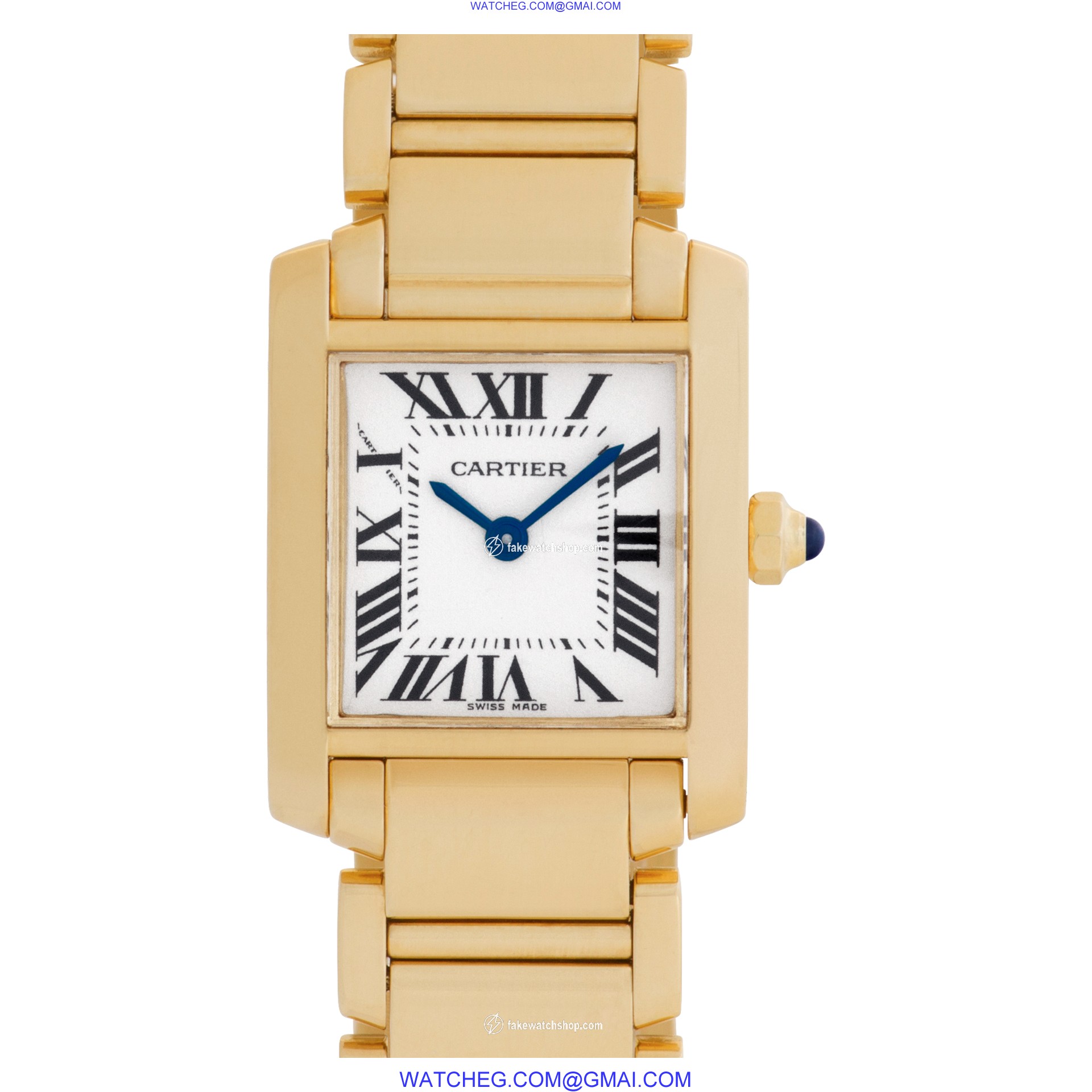 Cartier W50002N2 Tank Francaise Quartz Female 18k yellow gold