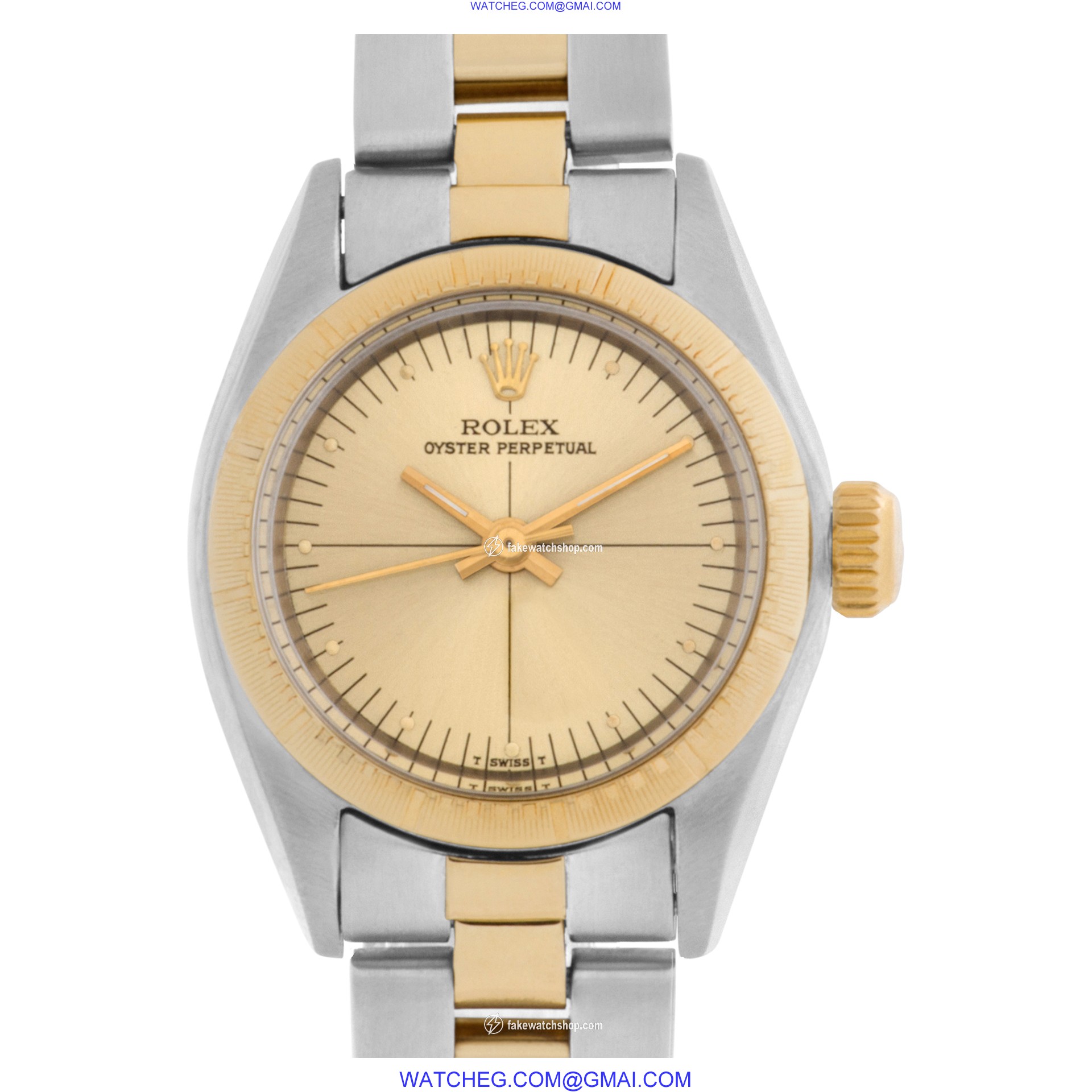 Rolex 6724 Oyster Perpetual Automatic Female 14k gold & Stainless Steel