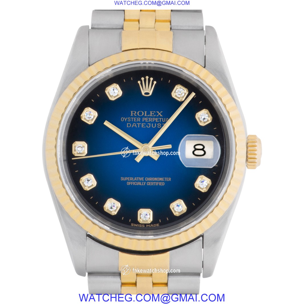 Rolex 16233 Datejust Automatic Male 18k gold & Stainless Steel
