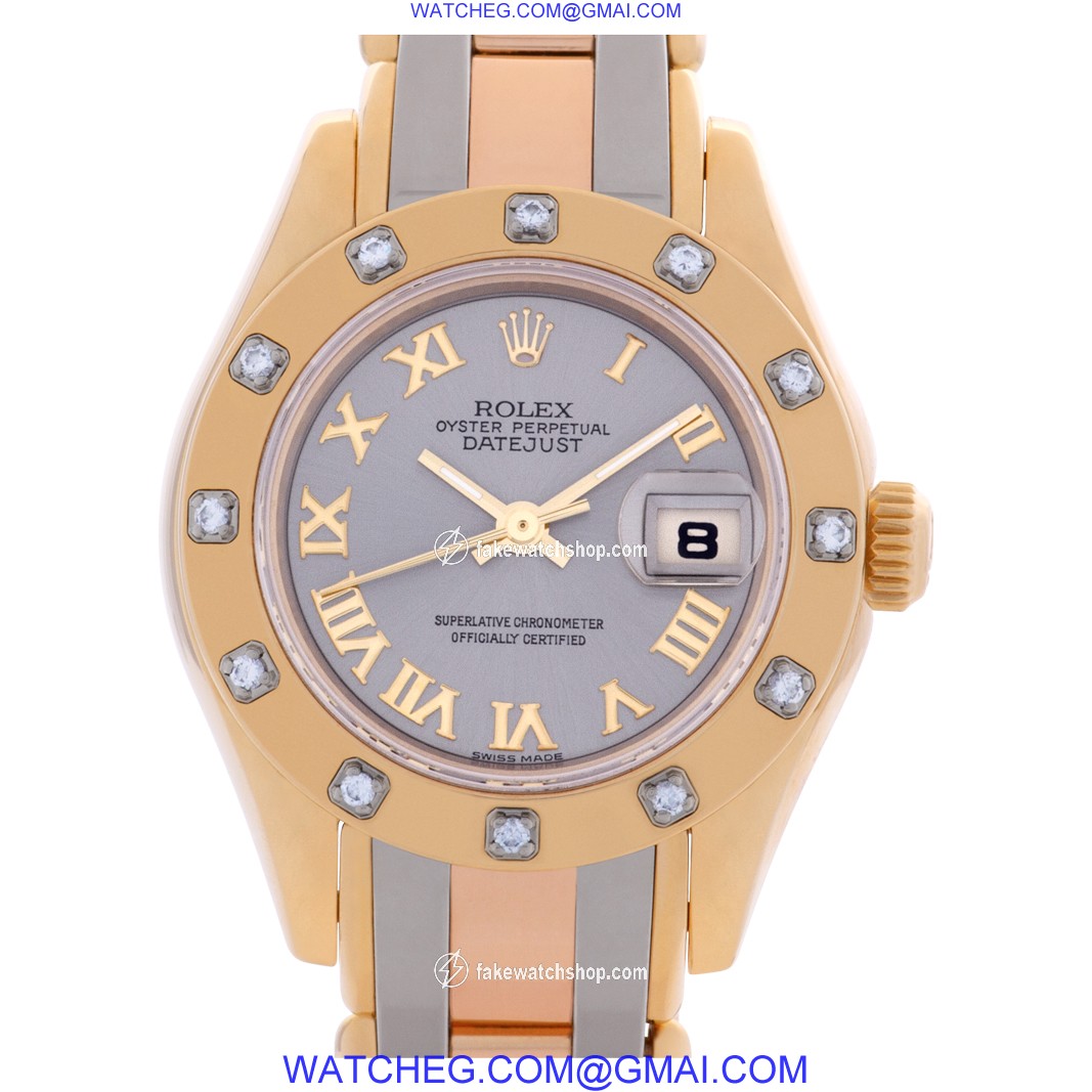 Rolex 80318 Pearlmaster Automatic Female 18k yellow gold