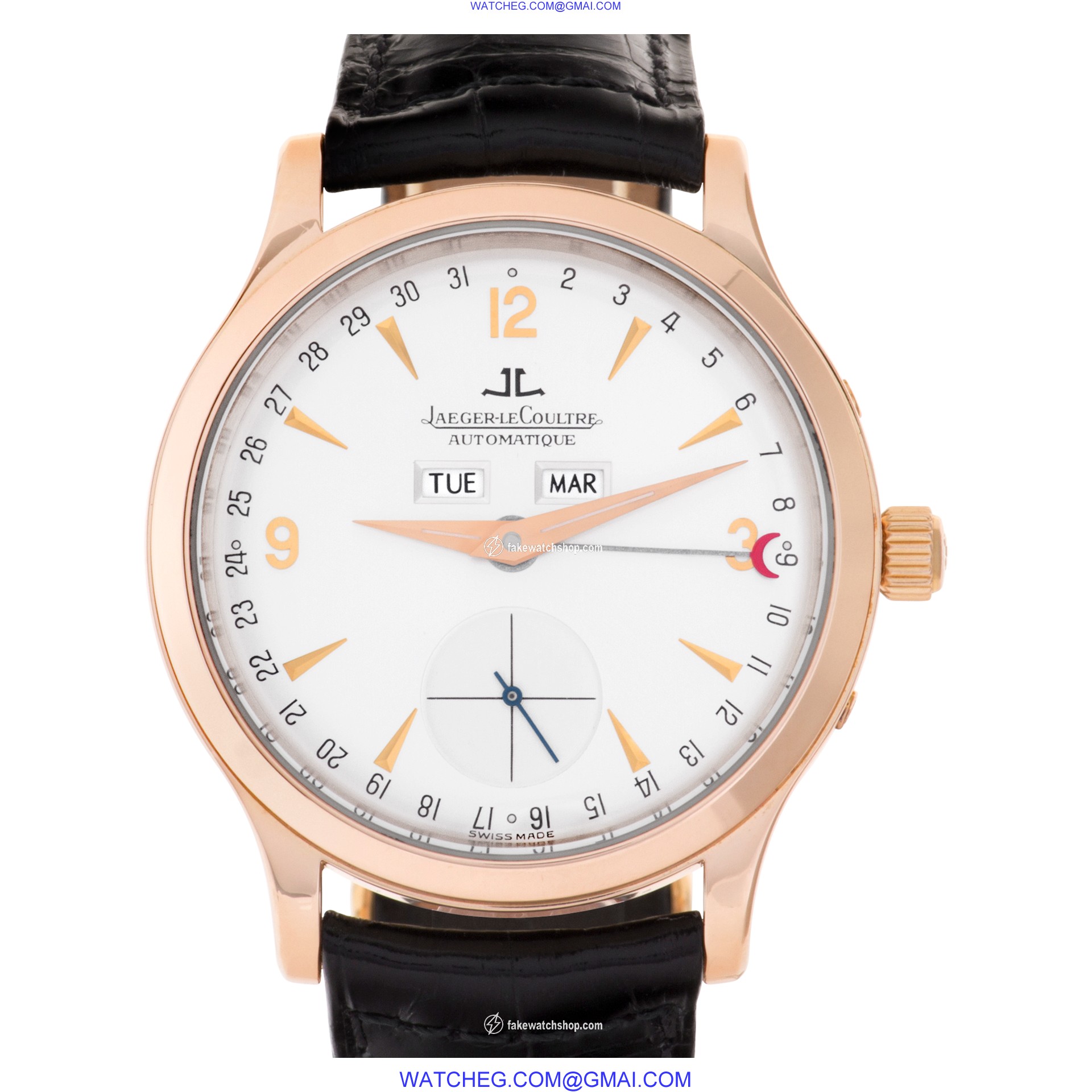 Jaeger LeCoultre 140.2.87 Master Calendar Automatic Male 18k rose gold