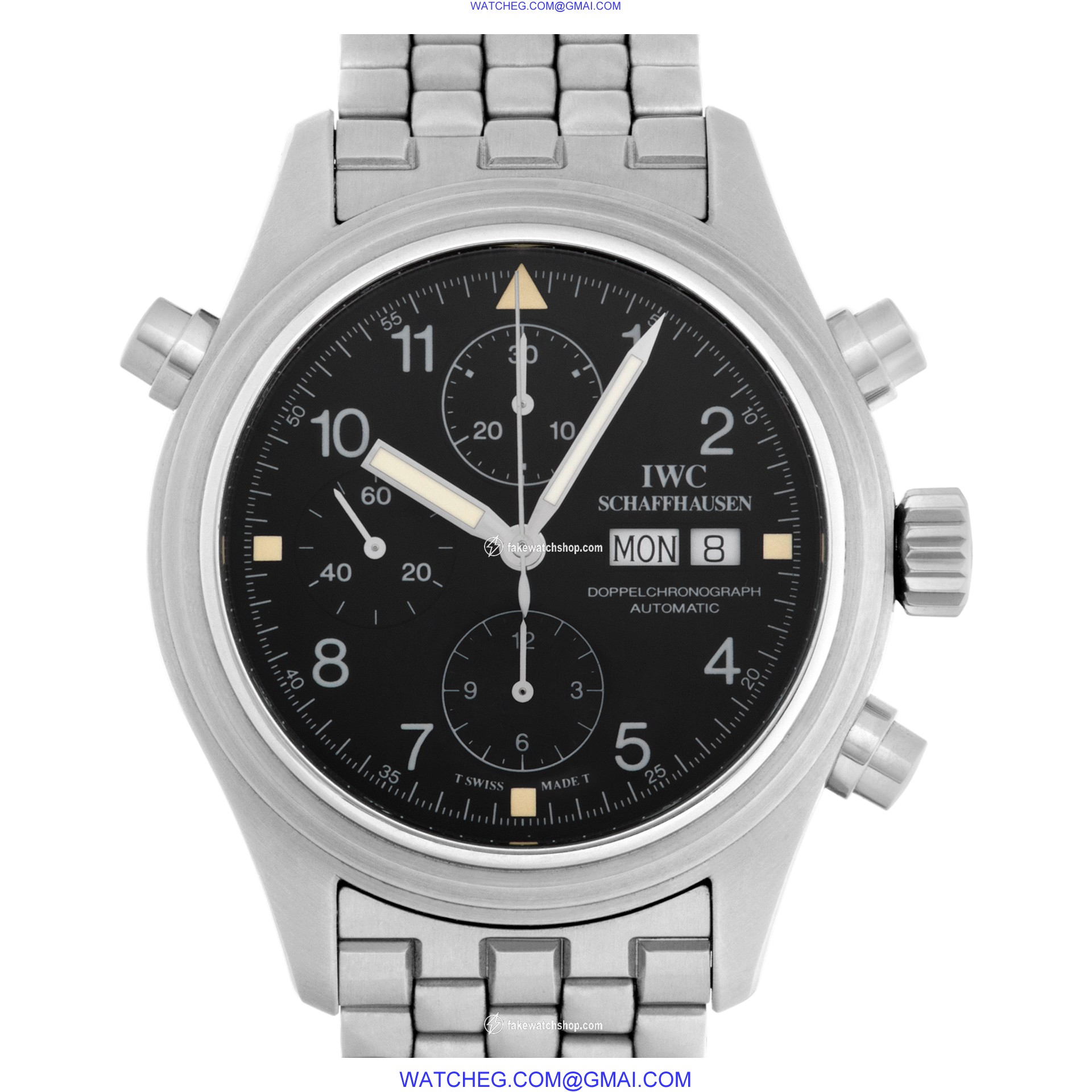 IWC 3713 Pilots Chronograph Automatic Male Stainless Steel