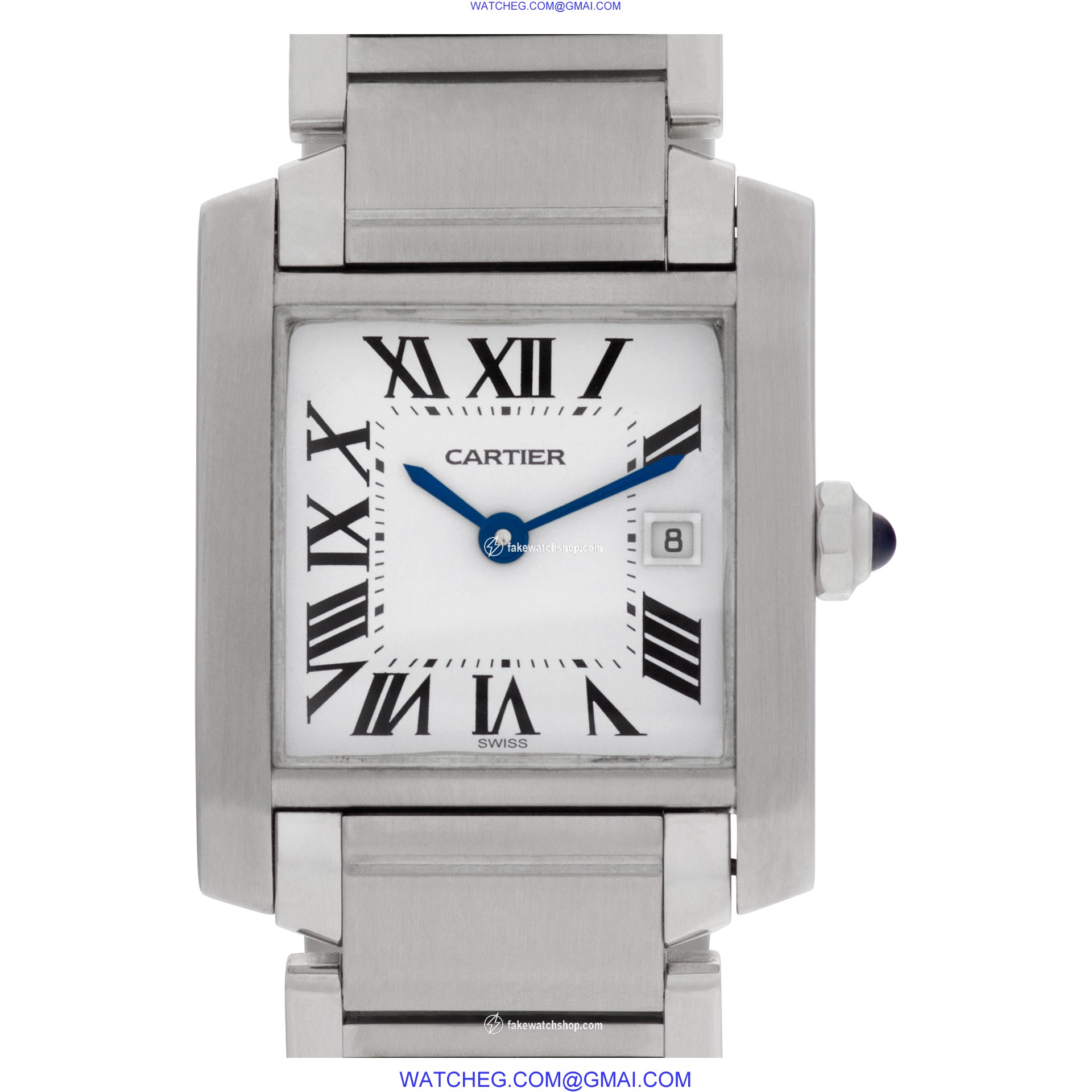 Cartier W51011Q3 Tank Francaise Quartz Female Stainless Steel