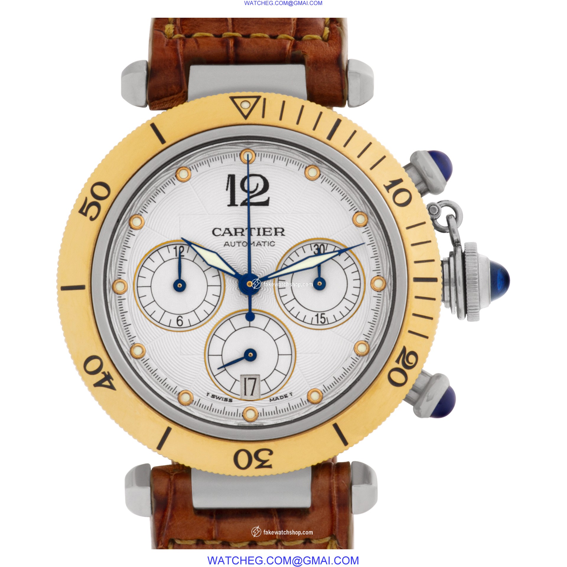 Cartier W31036T6 Pasha Automatic Unisex Stainless Steel