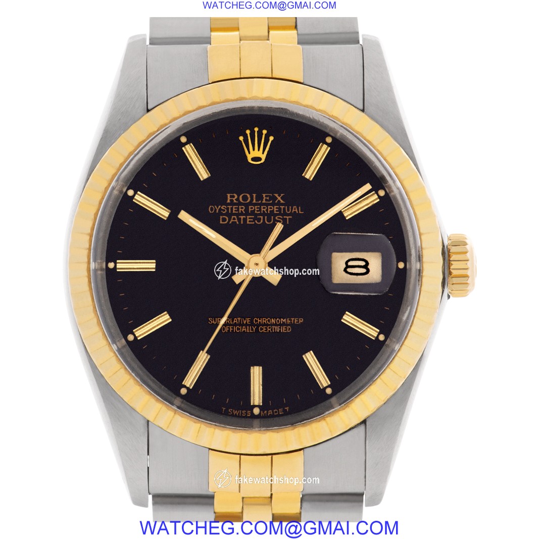 Rolex 16013 Datejust Automatic Male 18k gold & Stainless Steel