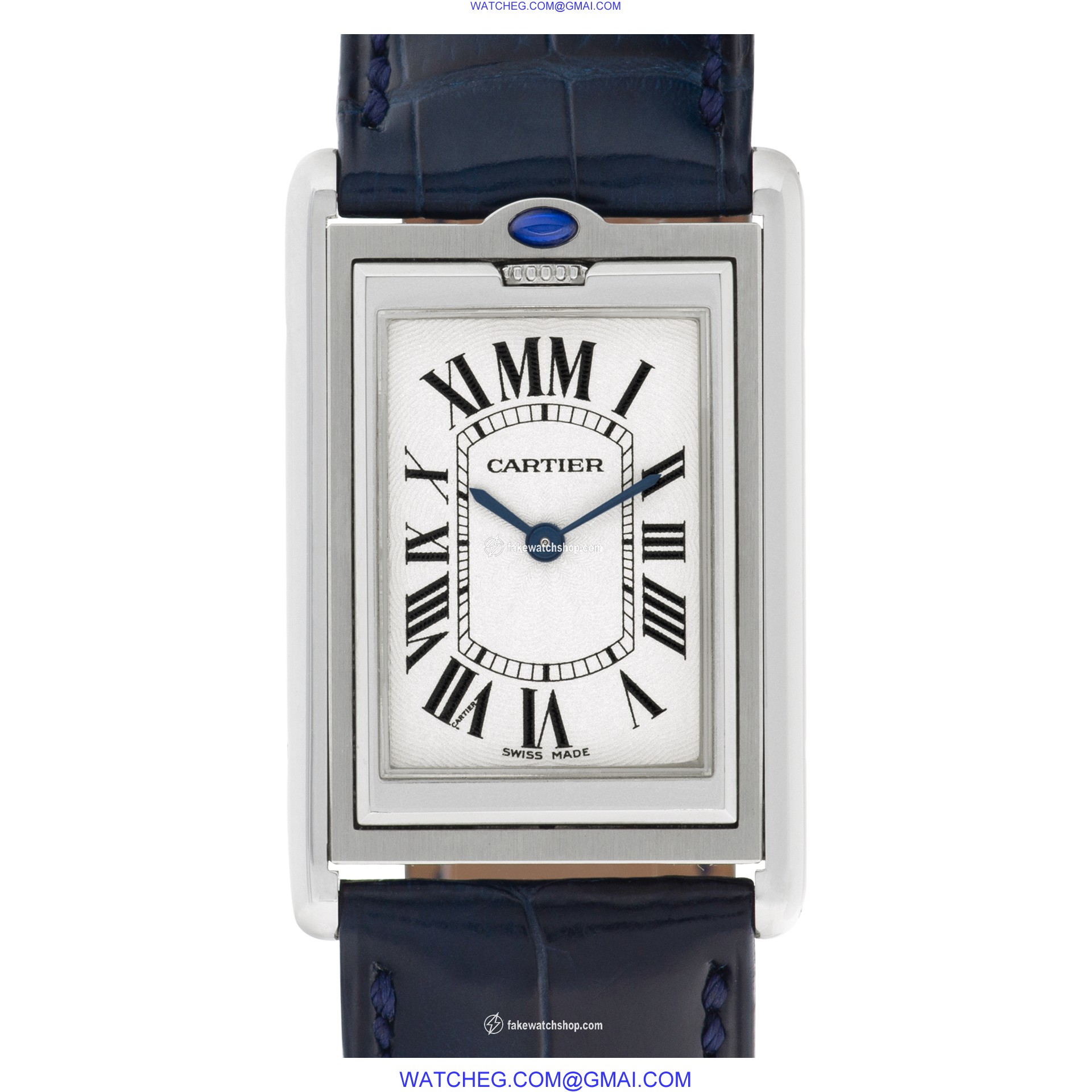 Cartier W1011358 Basculante Manual Male Stainless Steel