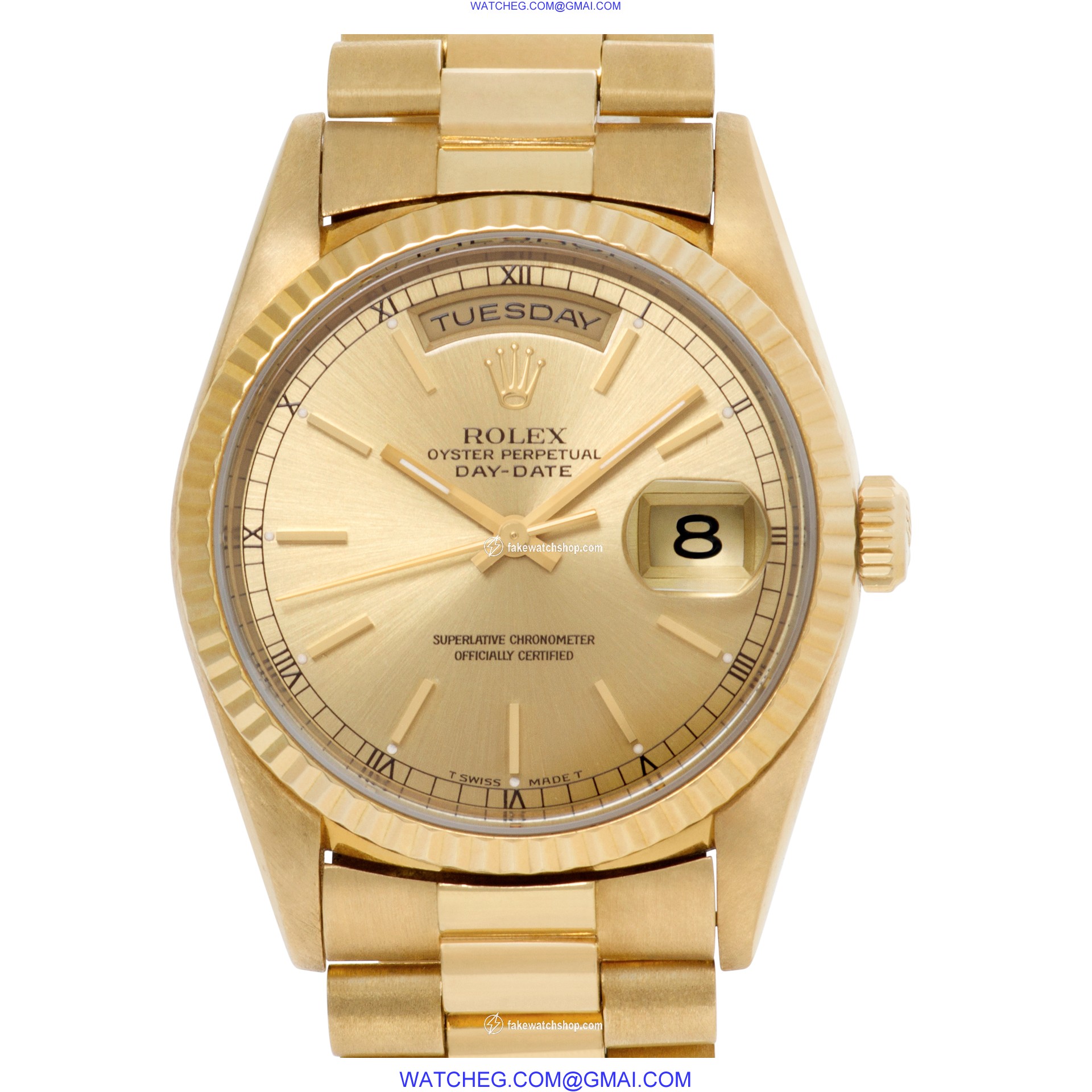 Rolex 18238 Day-Date Automatic Male 18k yellow gold
