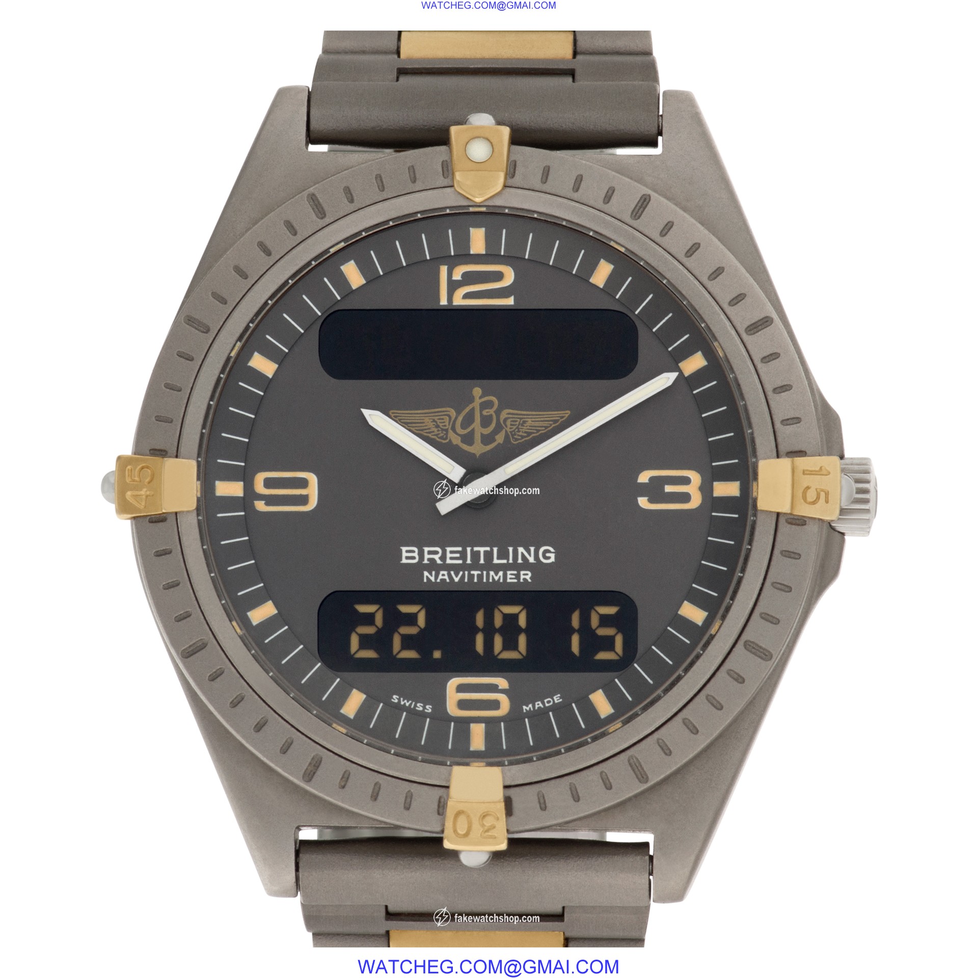 Breitling 80360 Aerospace Quartz Male 18k & Titanium