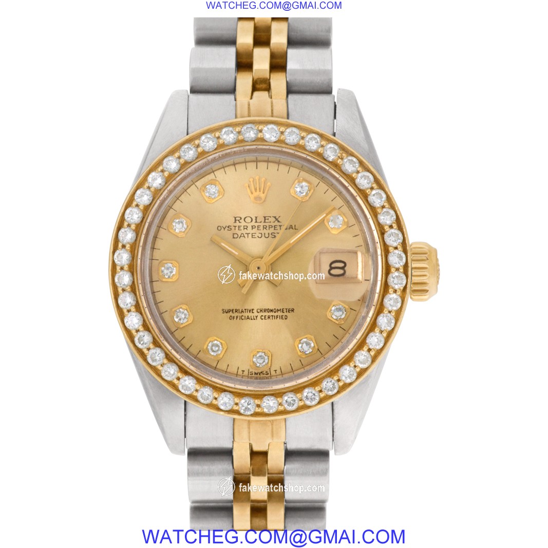 Rolex 6917 Datejust Automatic Female 14k gold & Stainless Steel