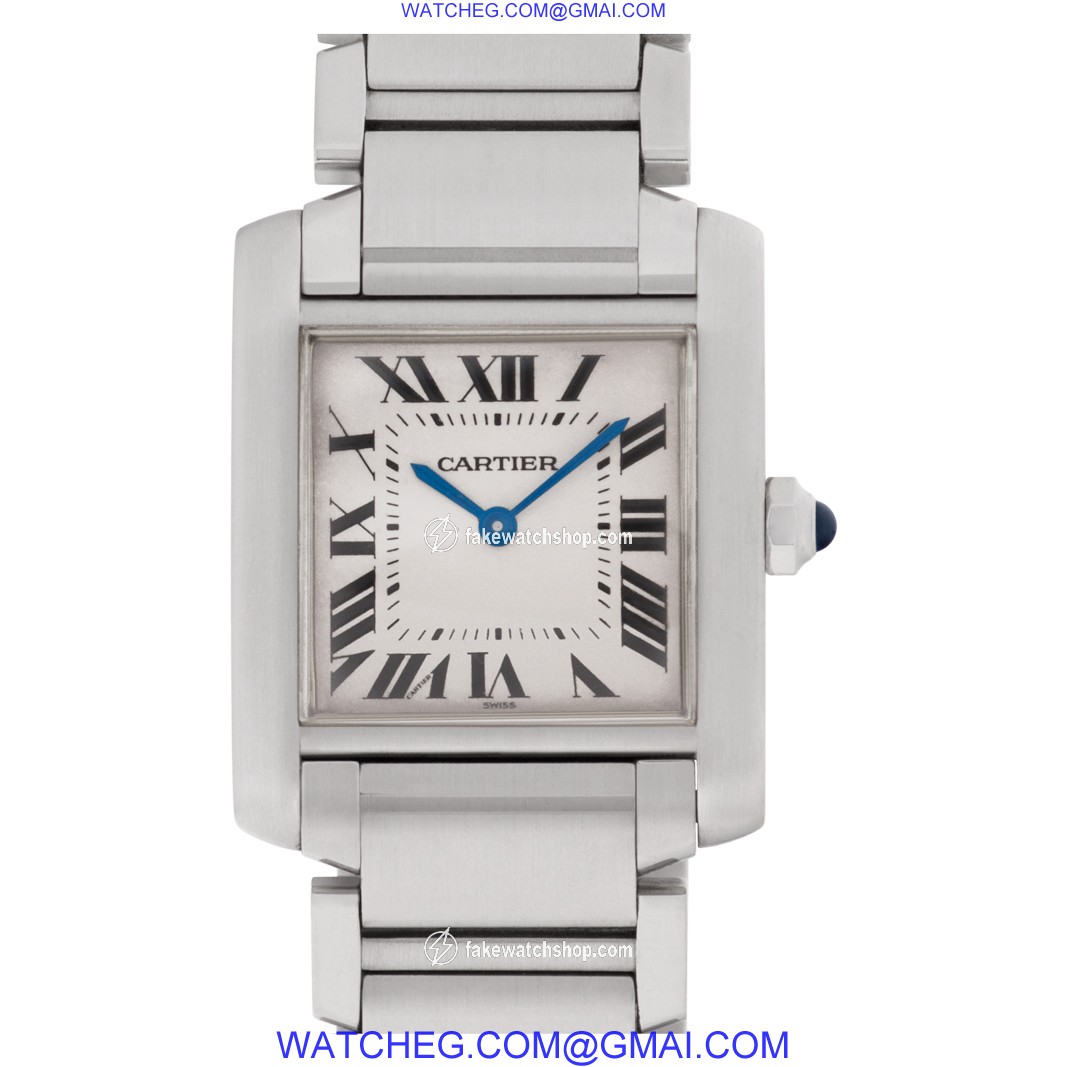 Cartier WSTA0005 Tank Francaise Quartz Female Stainless Steel