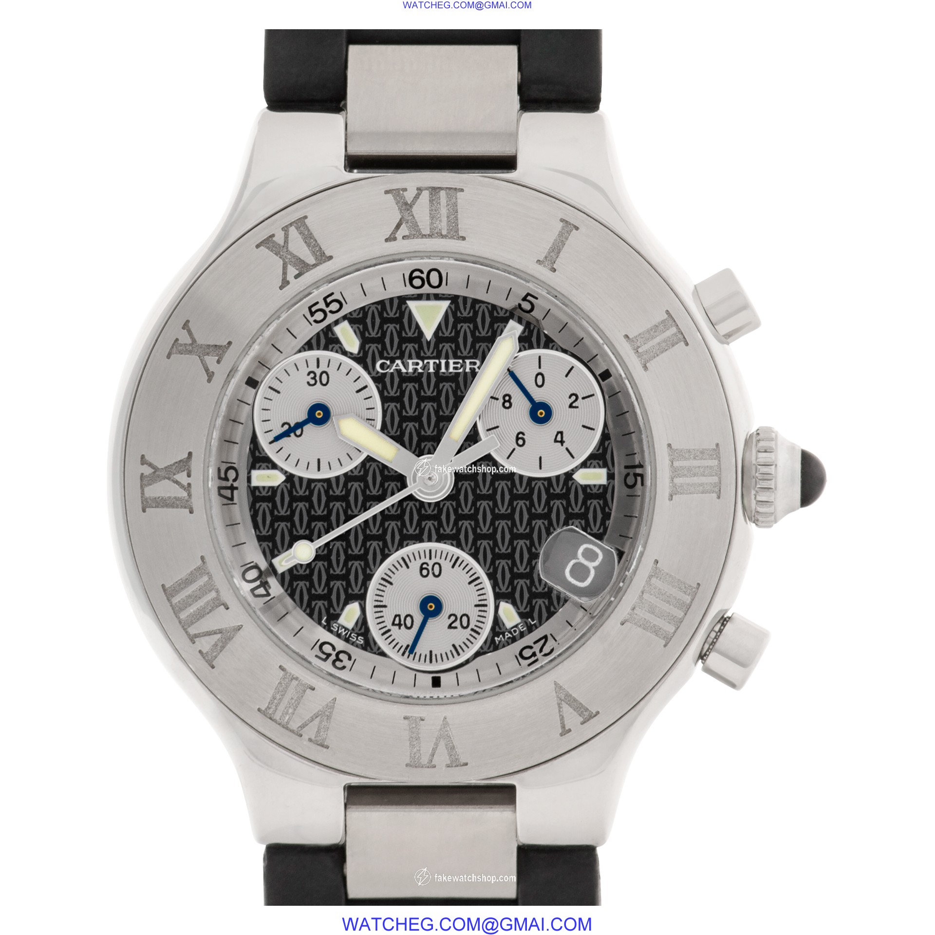 Cartier w1012502 Chronoscaph 21 Quartz Female Stainless Steel