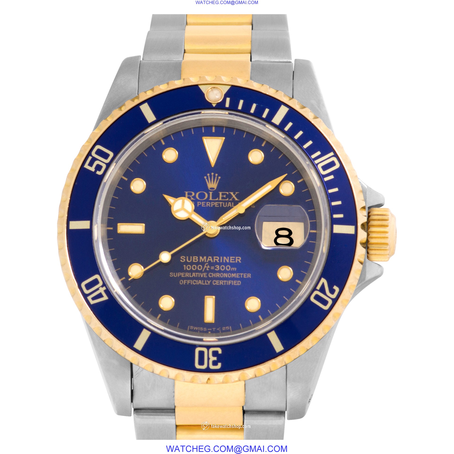 Rolex 16613 Submariner Automatic Male 18k gold & Stainless Steel