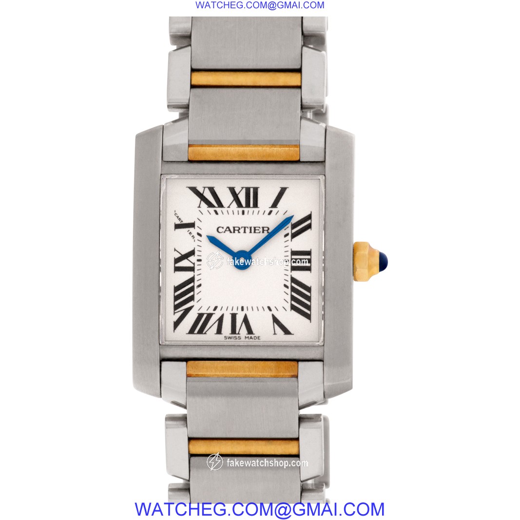 Cartier W51007Q4 Tank Francaise Quartz Female Stainless Steel