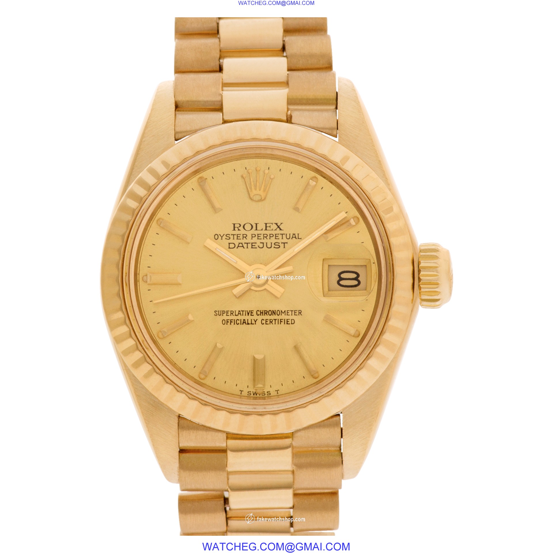 Rolex 6927 Datejust Automatic Female 18k yellow gold