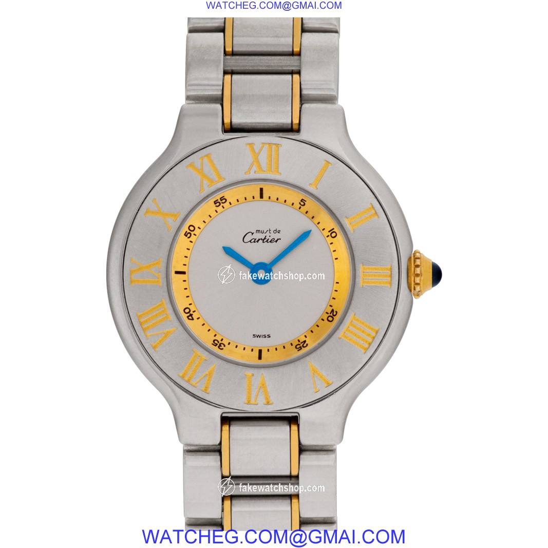 Cartier 1340 Must 21 Quartz Female Stainless Steel