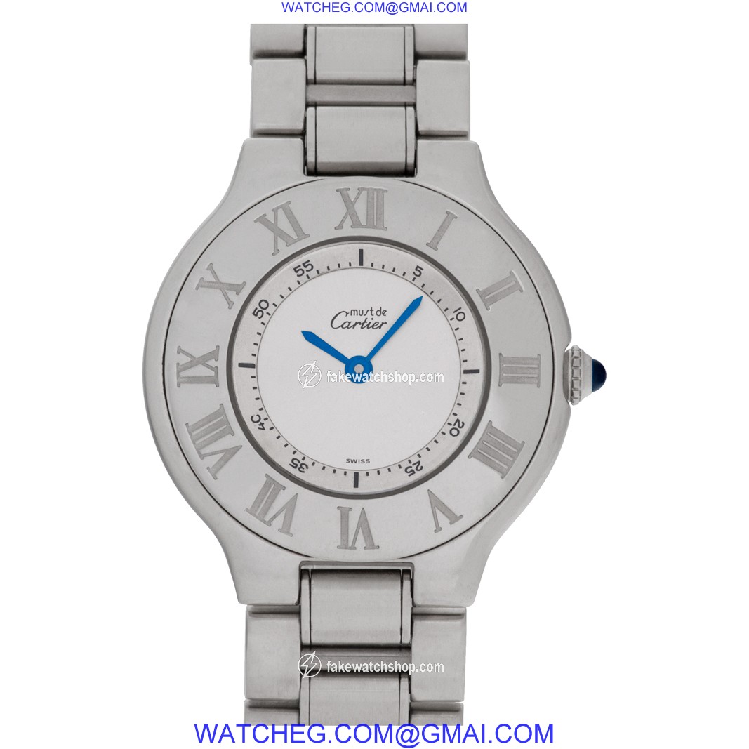 Cartier W10109T2 Must 21 Quartz Female Stainless Steel
