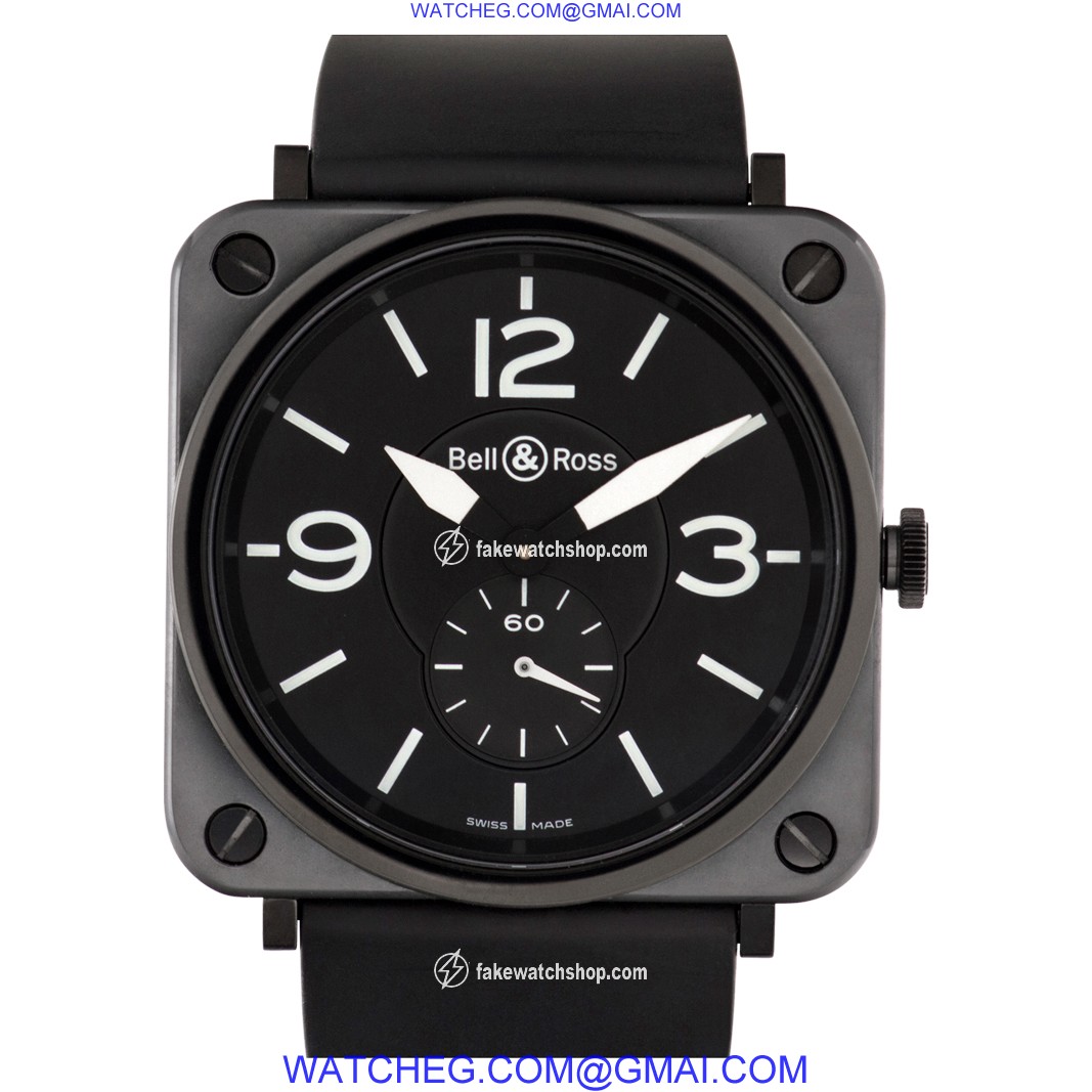 Bell & Ross BR S Ceramic Matte  Quartz Unisex Stainless Steel