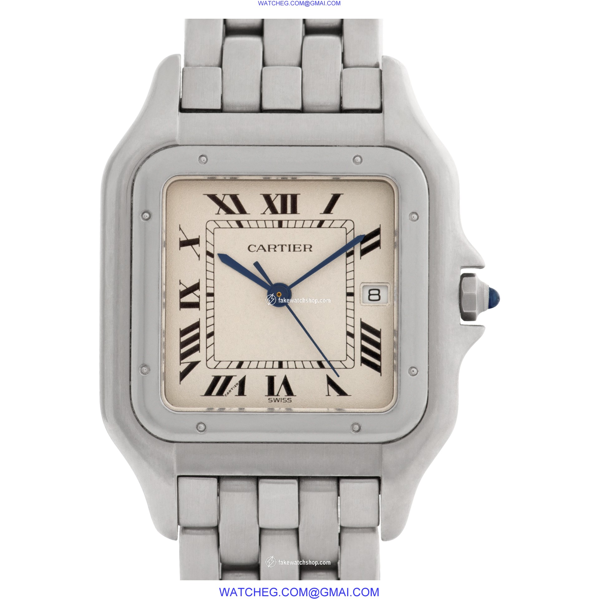 Cartier W25032P5 Panthere Quartz Male Stainless Steel