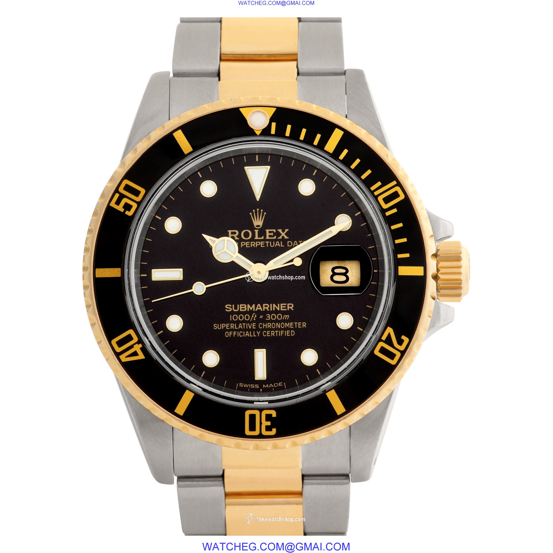 Rolex 16803 Submariner Automatic Male 18k gold & Stainless Steel
