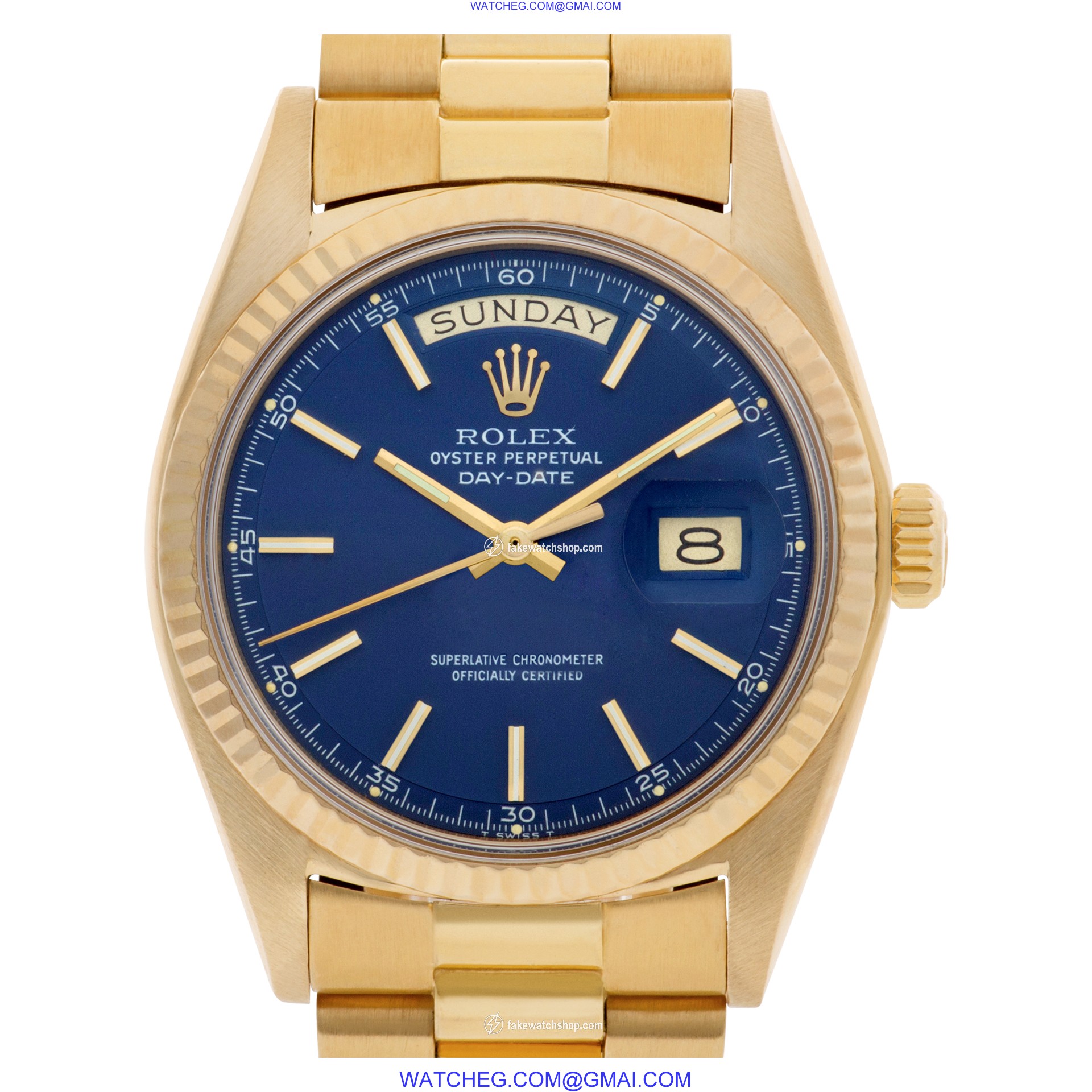 Rolex 1803 Day-Date Automatic Male 18k yellow gold