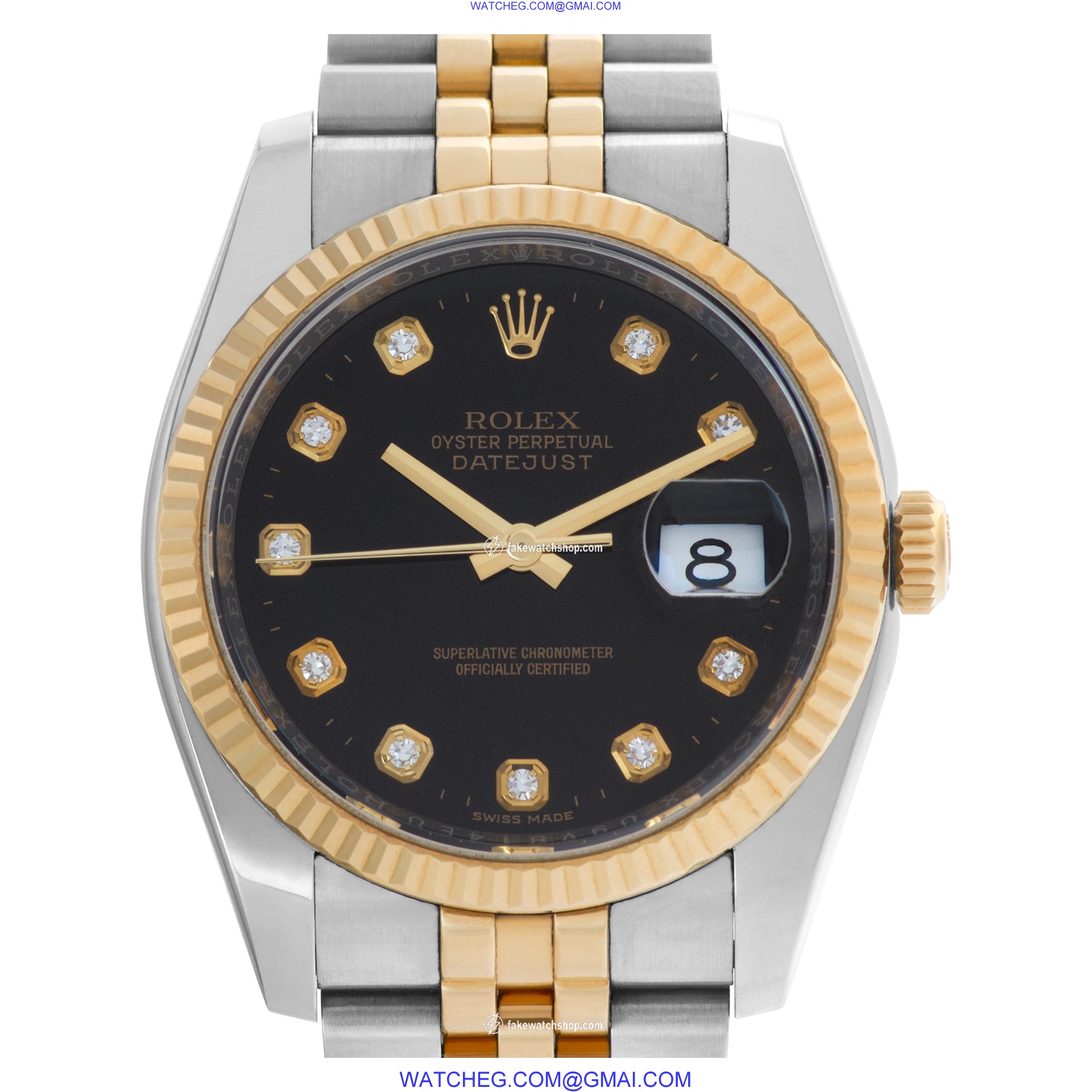 Rolex 116233 Datejust Automatic Unisex 18k gold & Stainless Steel