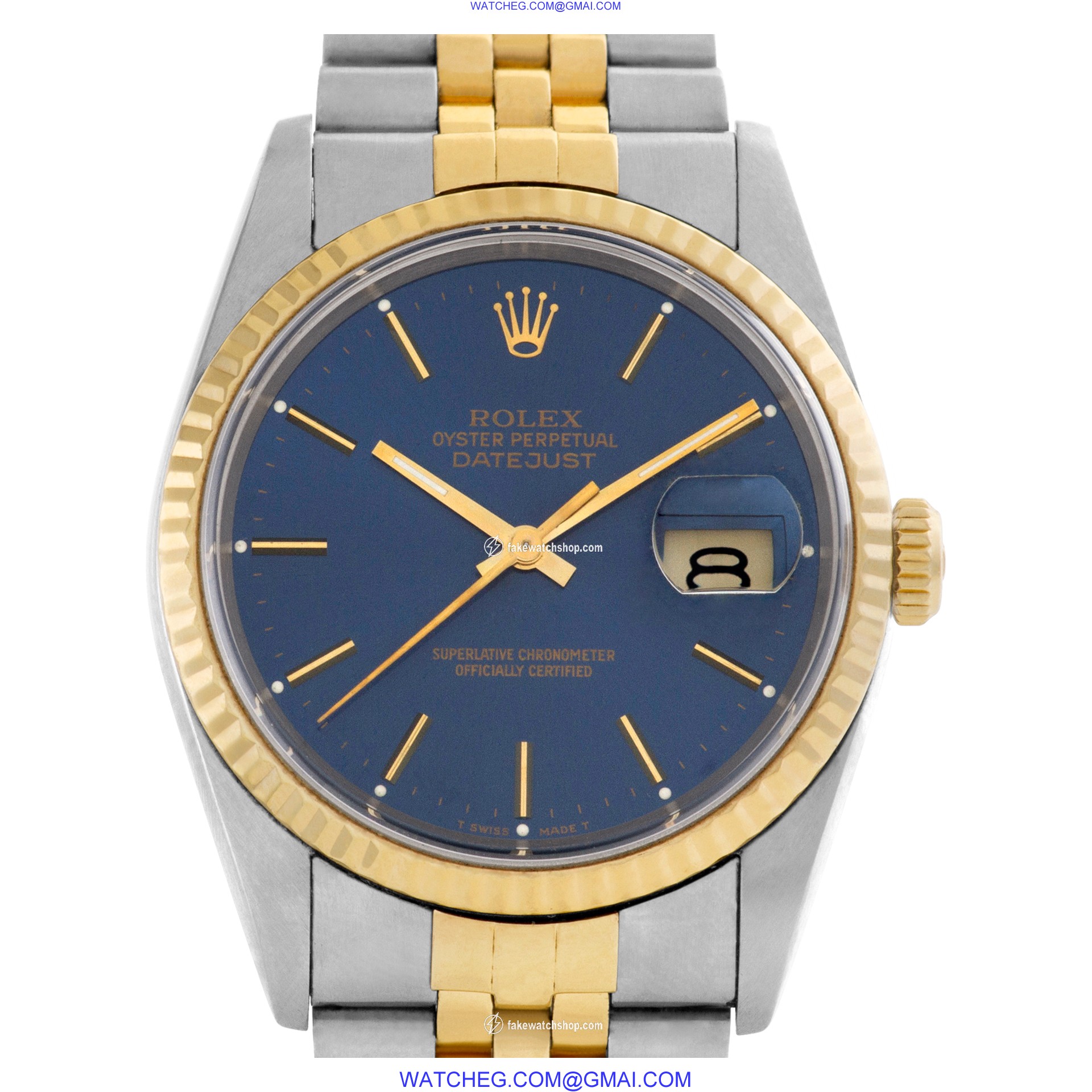 Rolex 16233 Datejust Automatic Unisex 18k gold & Stainless Steel