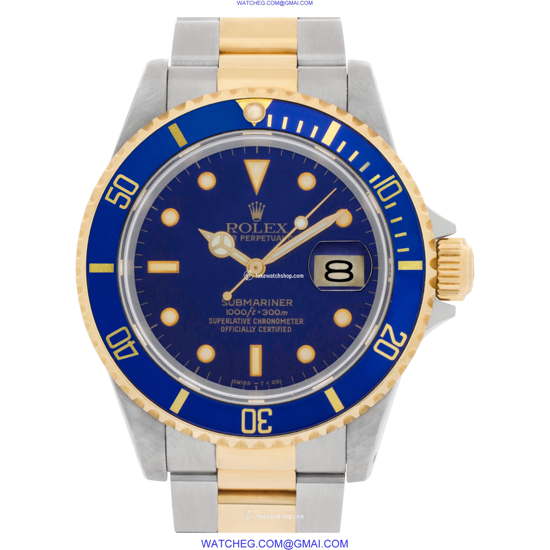 Rolex 16613 Submariner Automatic Male 18k gold & Stainless Steel