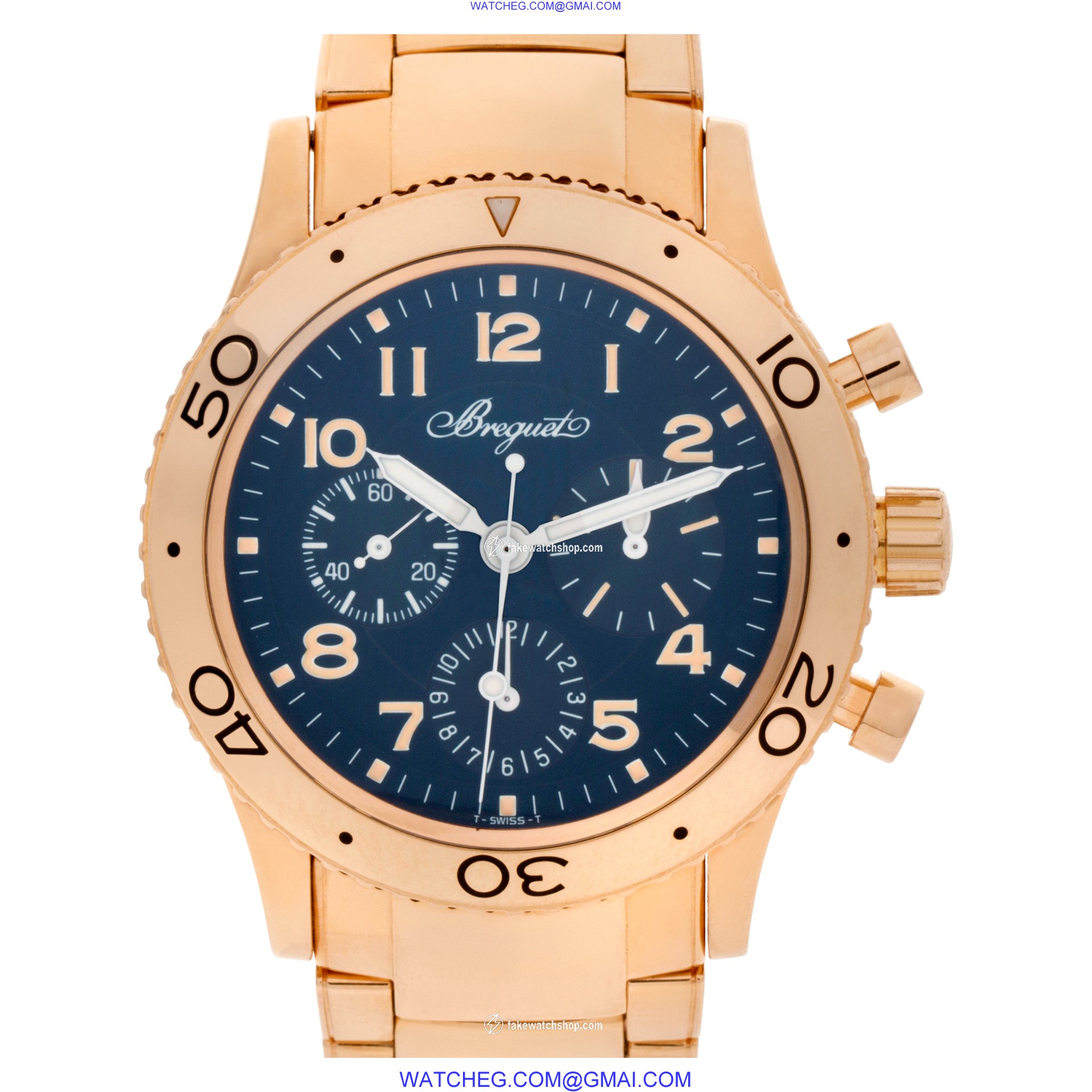 Breguet 3800BR Aeronavale Automatic Male 18k rose gold