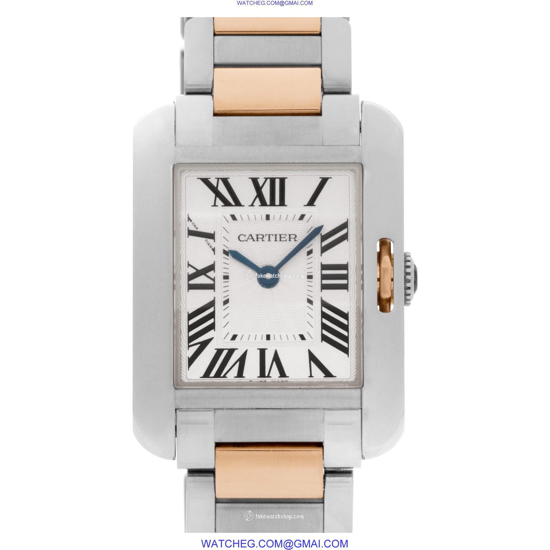 Cartier w5310036 Tank Anglaise Quartz Female Stainless Steel
