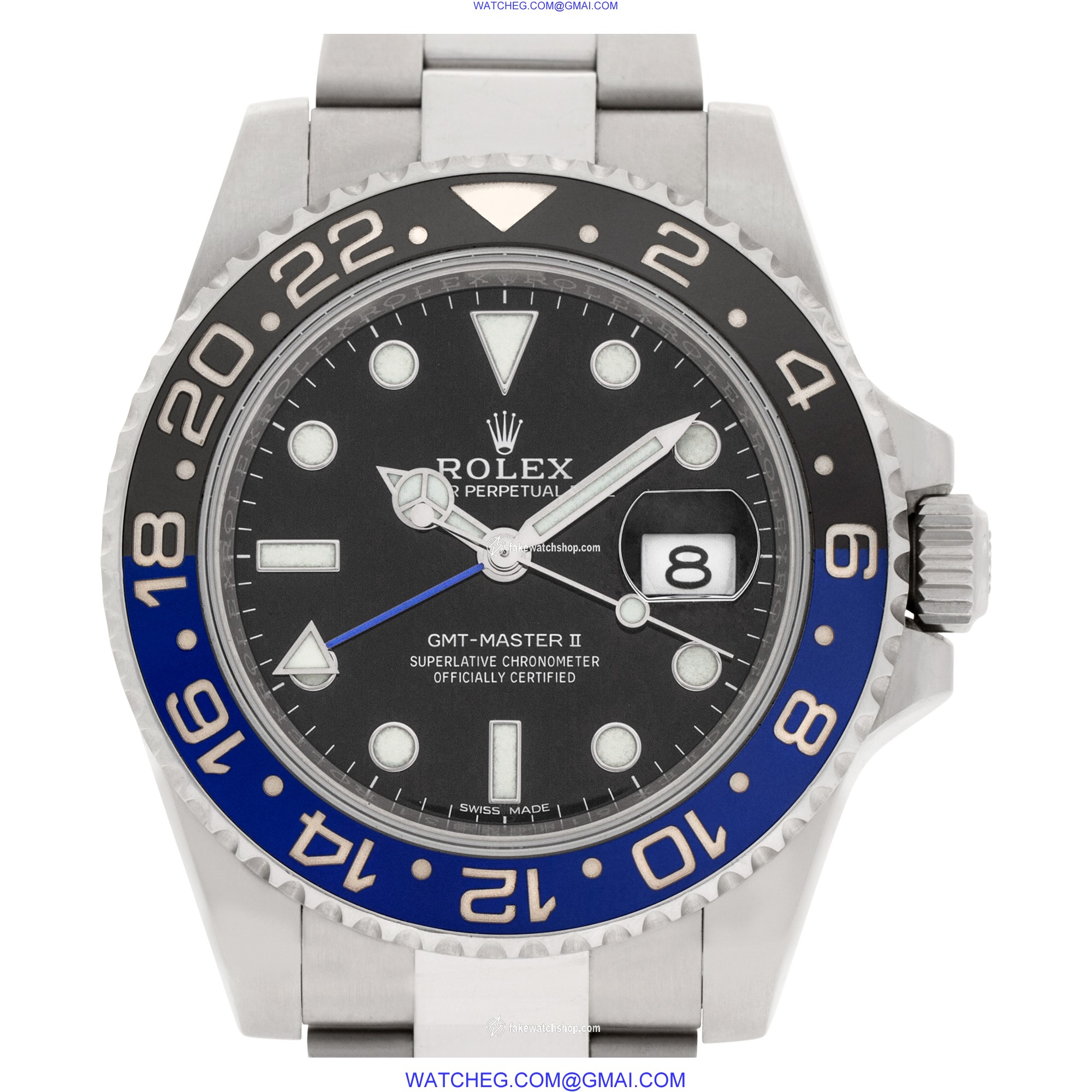 Rolex 116710 GMT Master II Batman Automatic Male Stainless Steel