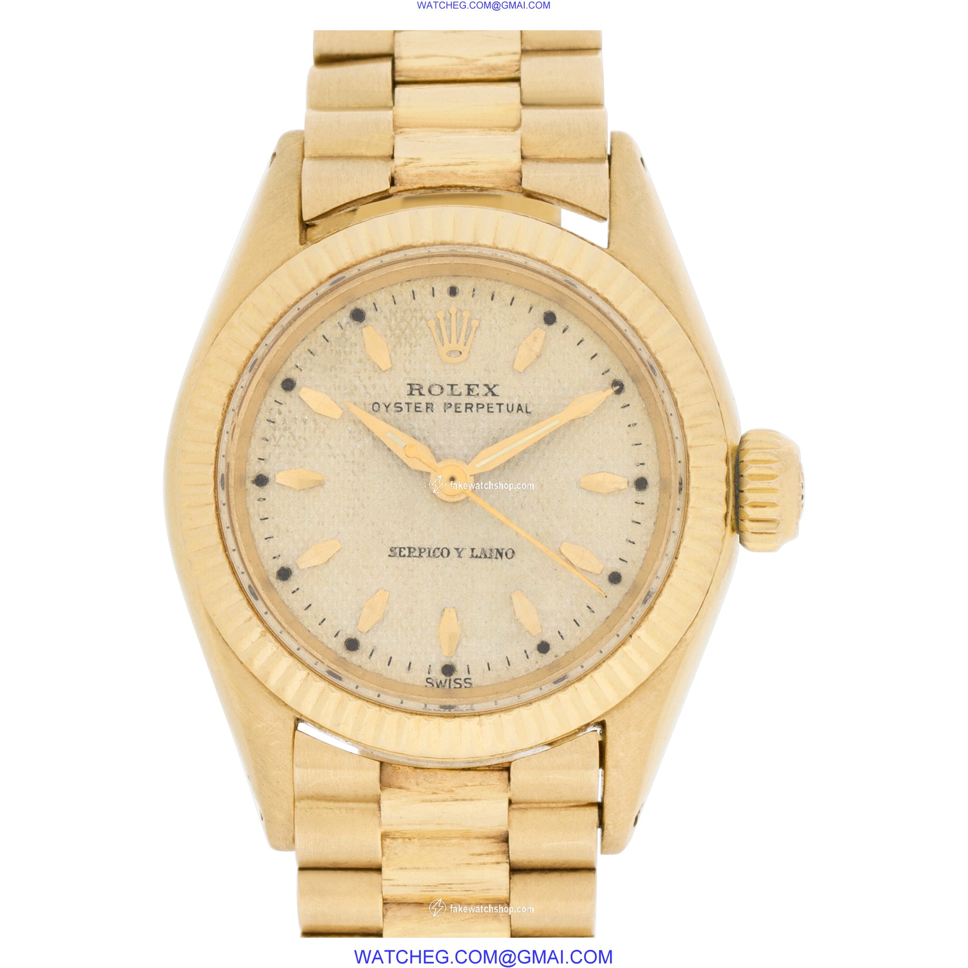Rolex 6619 Oyster Perpetual Automatic Female 18k yellow gold