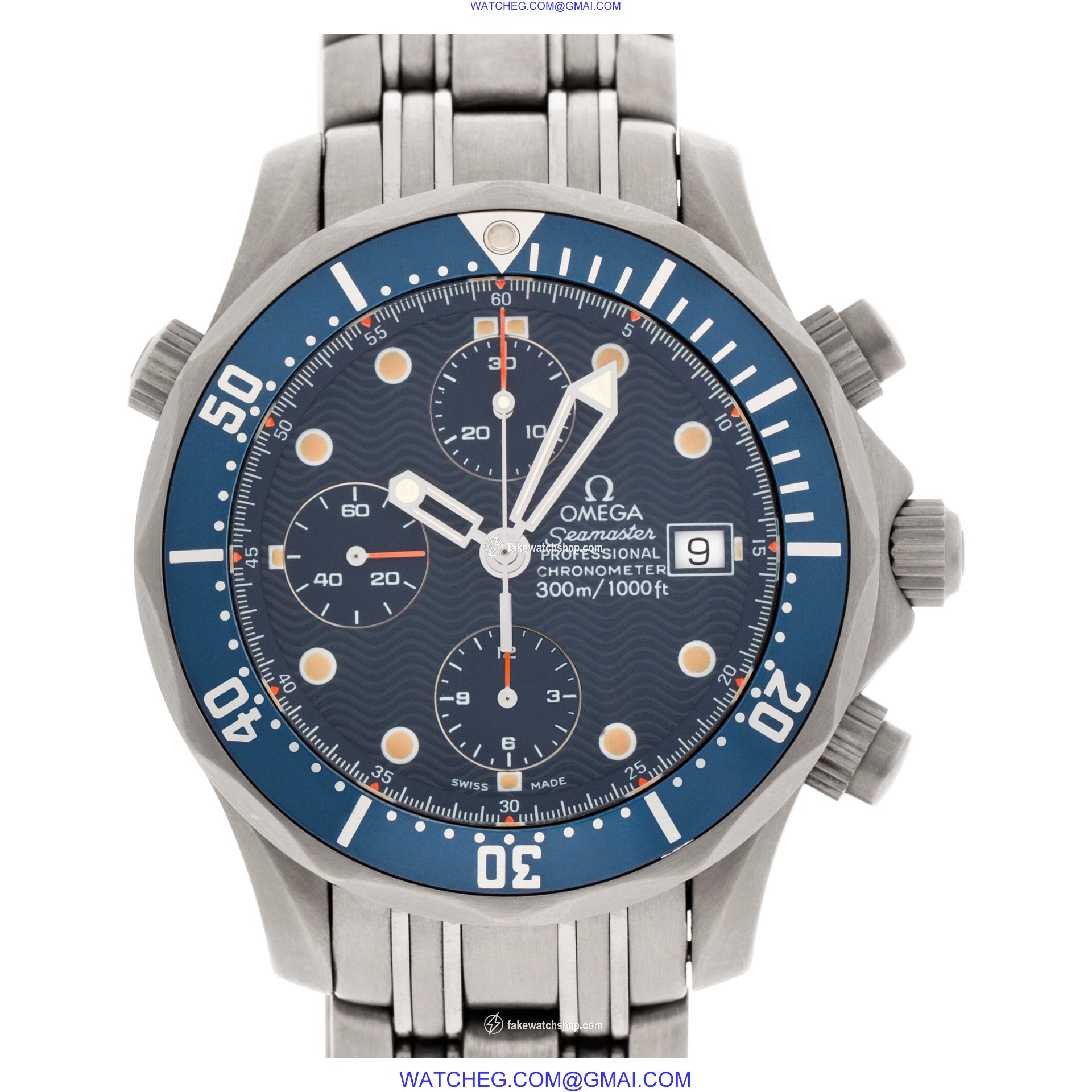 Omega 22988046 Seamaster Automatic Male Titanium