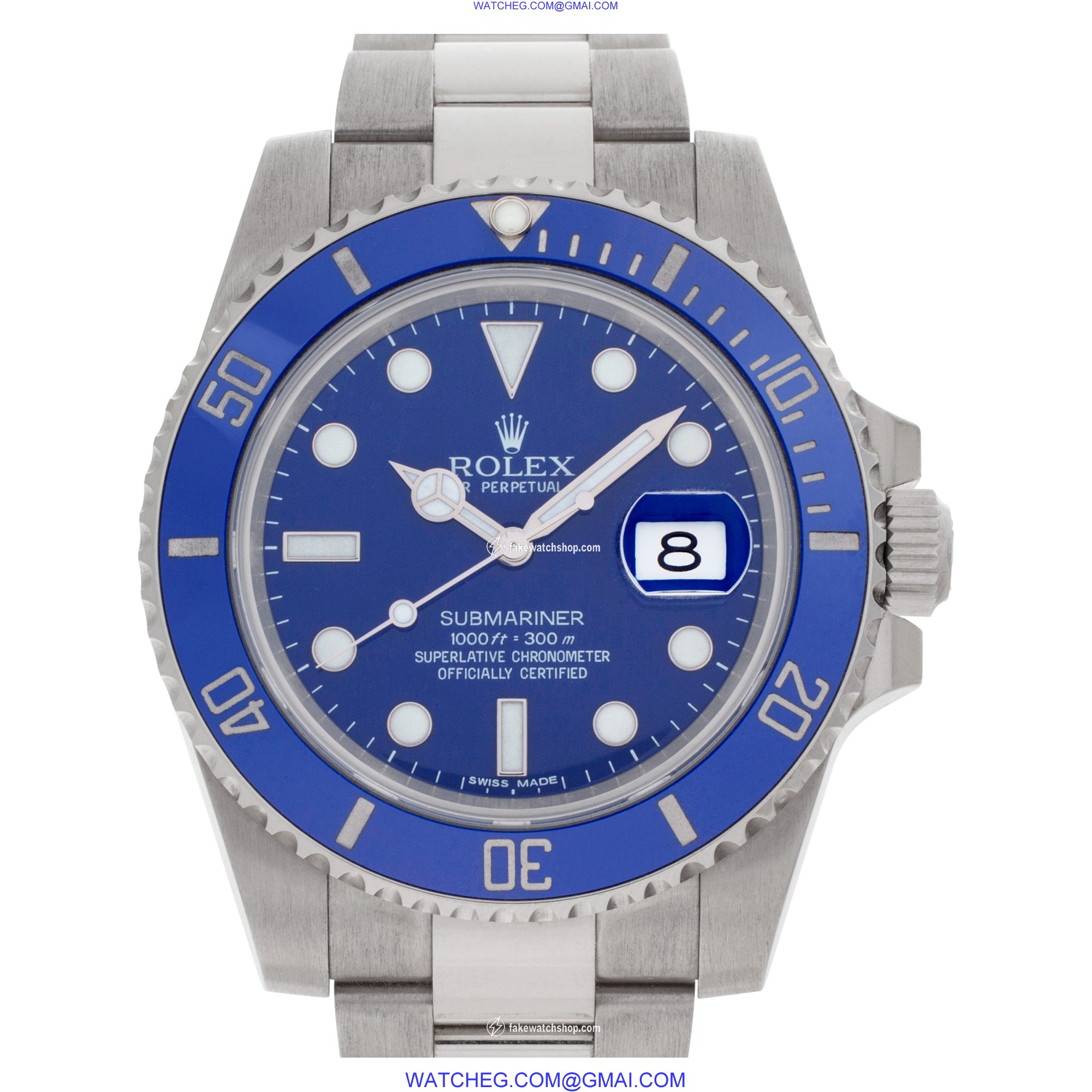 Rolex 116619 Submariner Automatic Male 18k White Gold