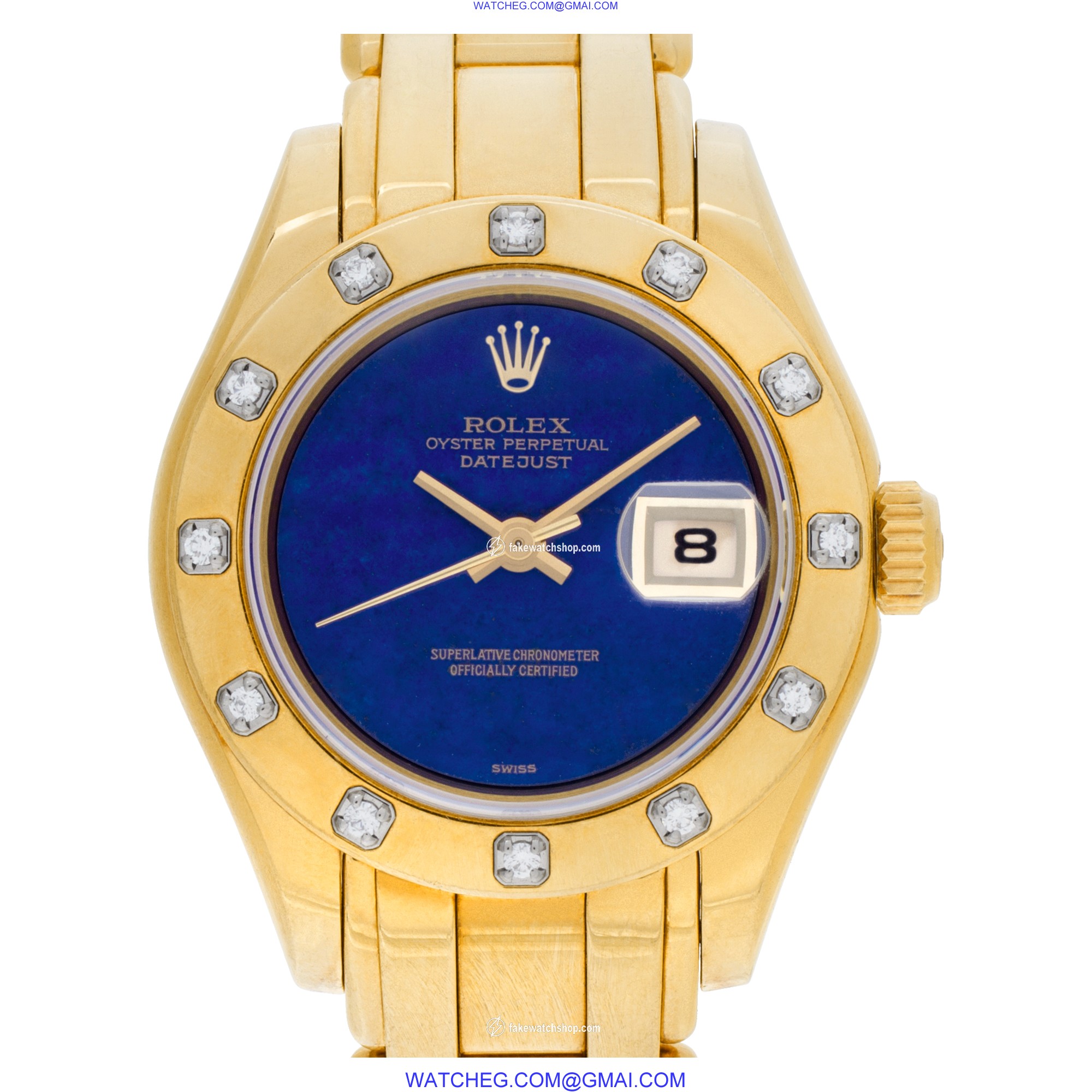 Rolex 69318 Pearlmaster Automatic Female 18k yellow gold