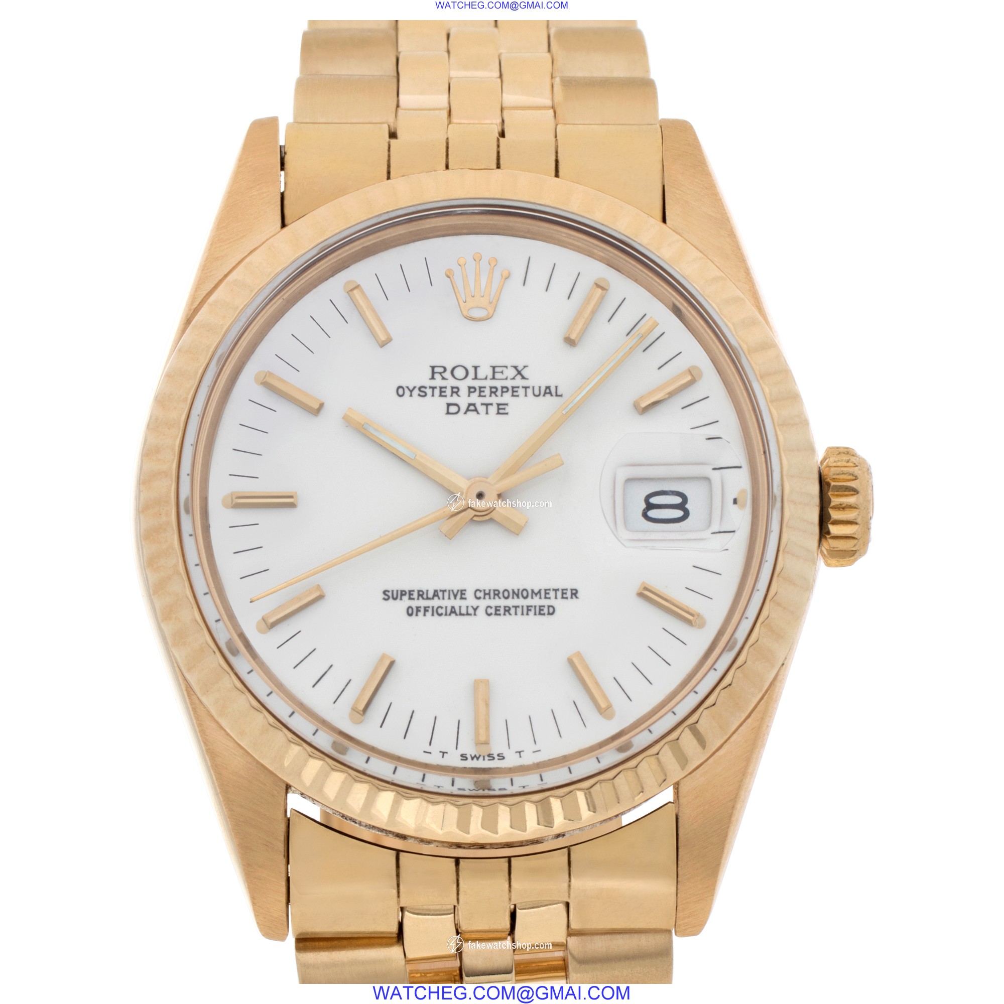 Rolex 15038 Date Automatic Male 18k yellow gold
