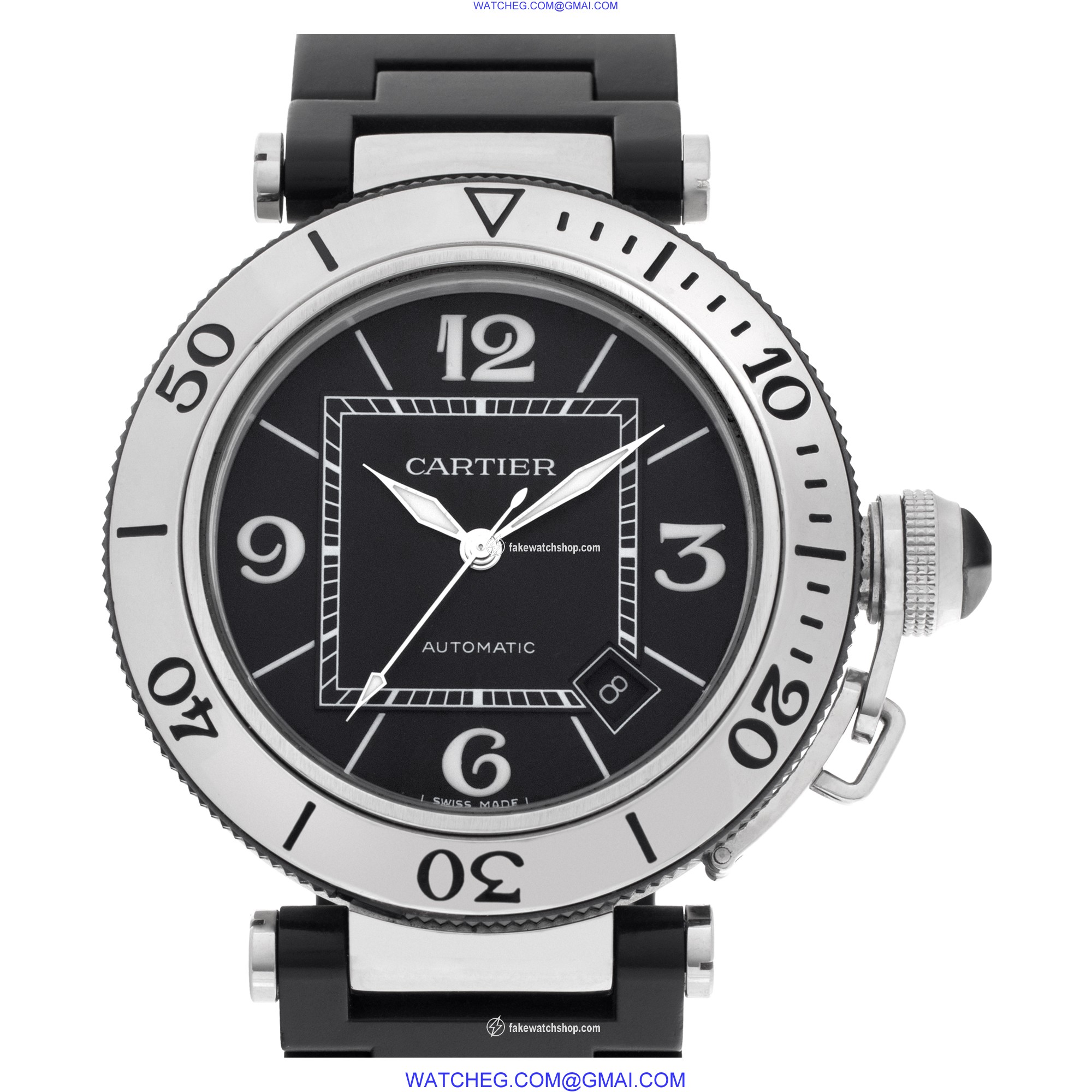 Cartier W31077U2 Pasha Automatic Male Stainless Steel