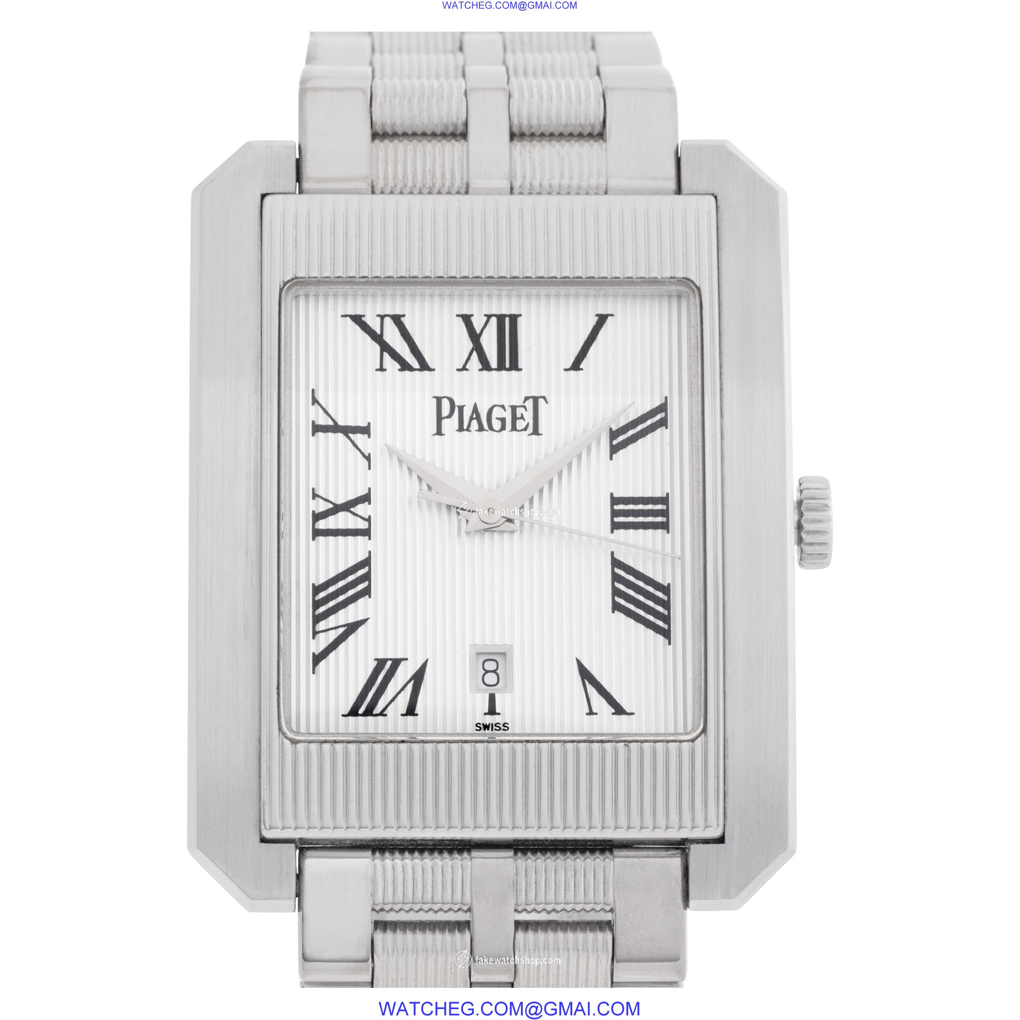 Piaget 26100 Protocol Automatic Male 18k White Gold